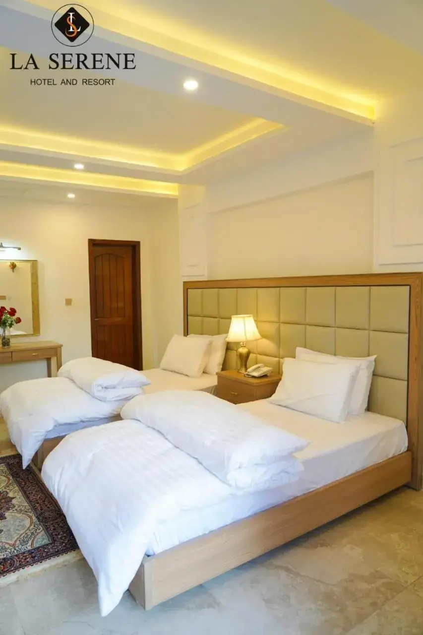 Deluxe Double or Twin Room in La Serene Hotel and Resort Kalam by Khan Familia Travels Deluxe Double or Twin Room in La Serene Hotel and Resort Kalam by Khan Familia Travels