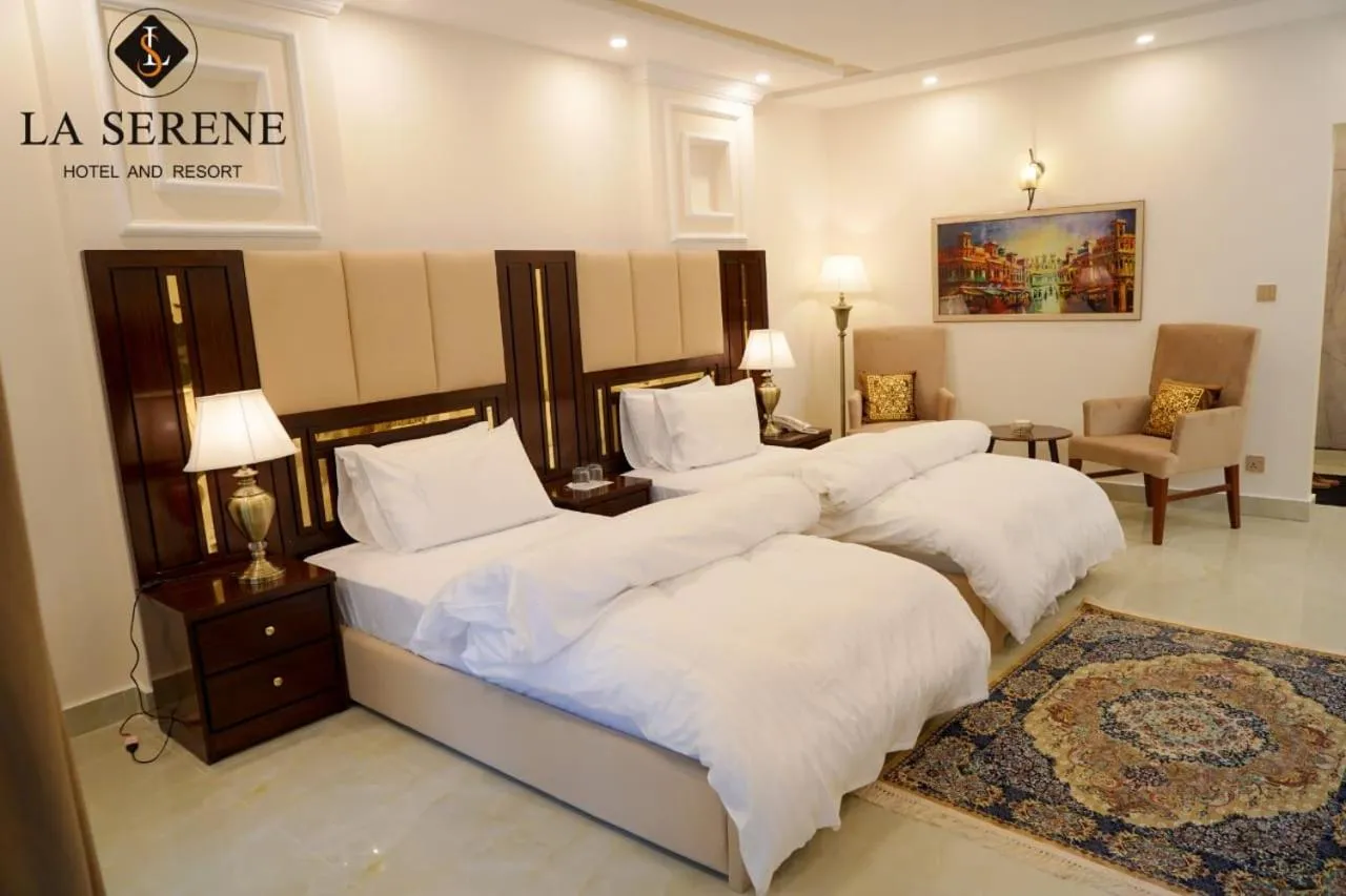 Restaurant/places to eat, Bed in La Serene Hotel and Resort Kalam by Khan Familia Travels