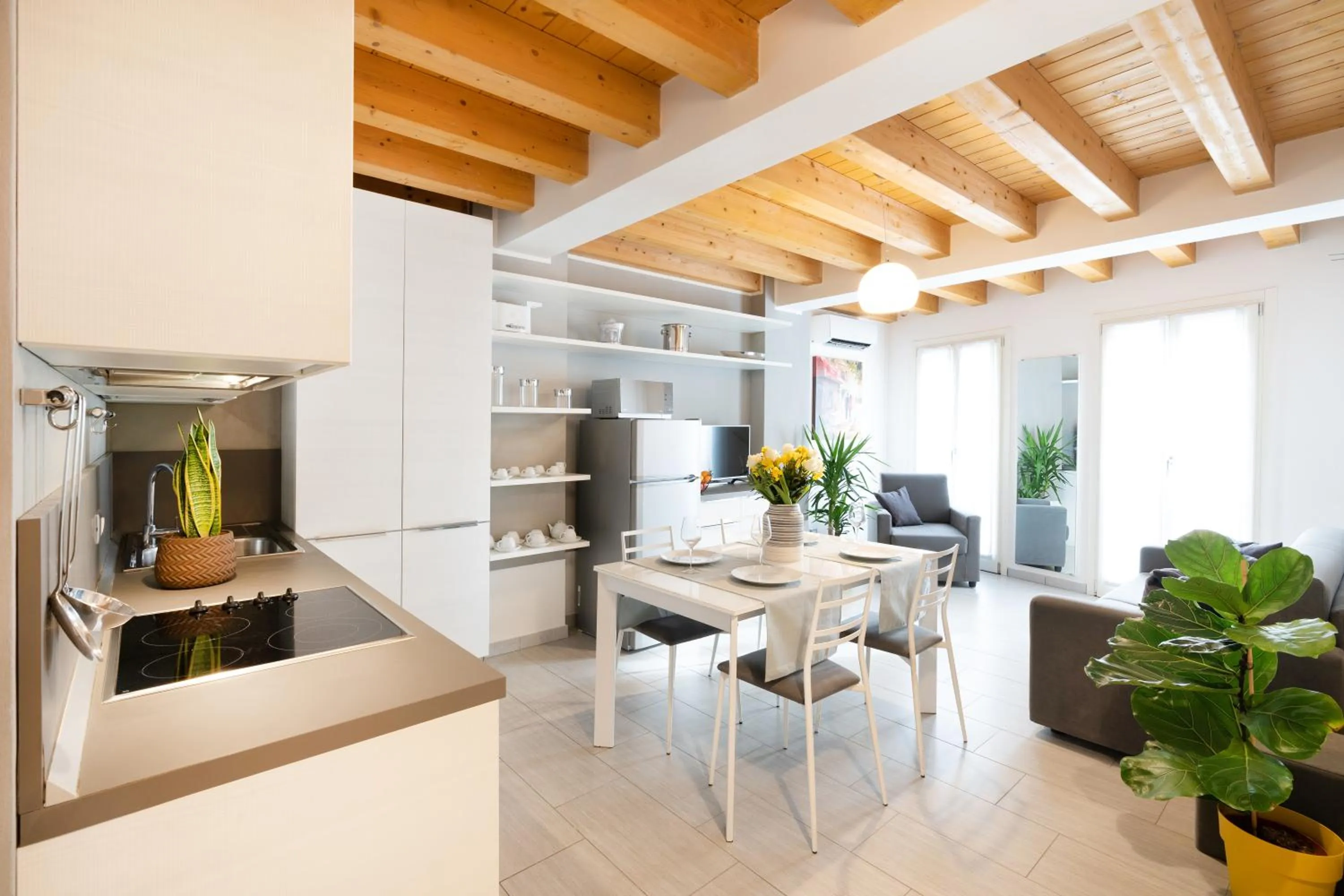 Kitchen or kitchenette in Ca' Degli Antichi Giardini Apartments