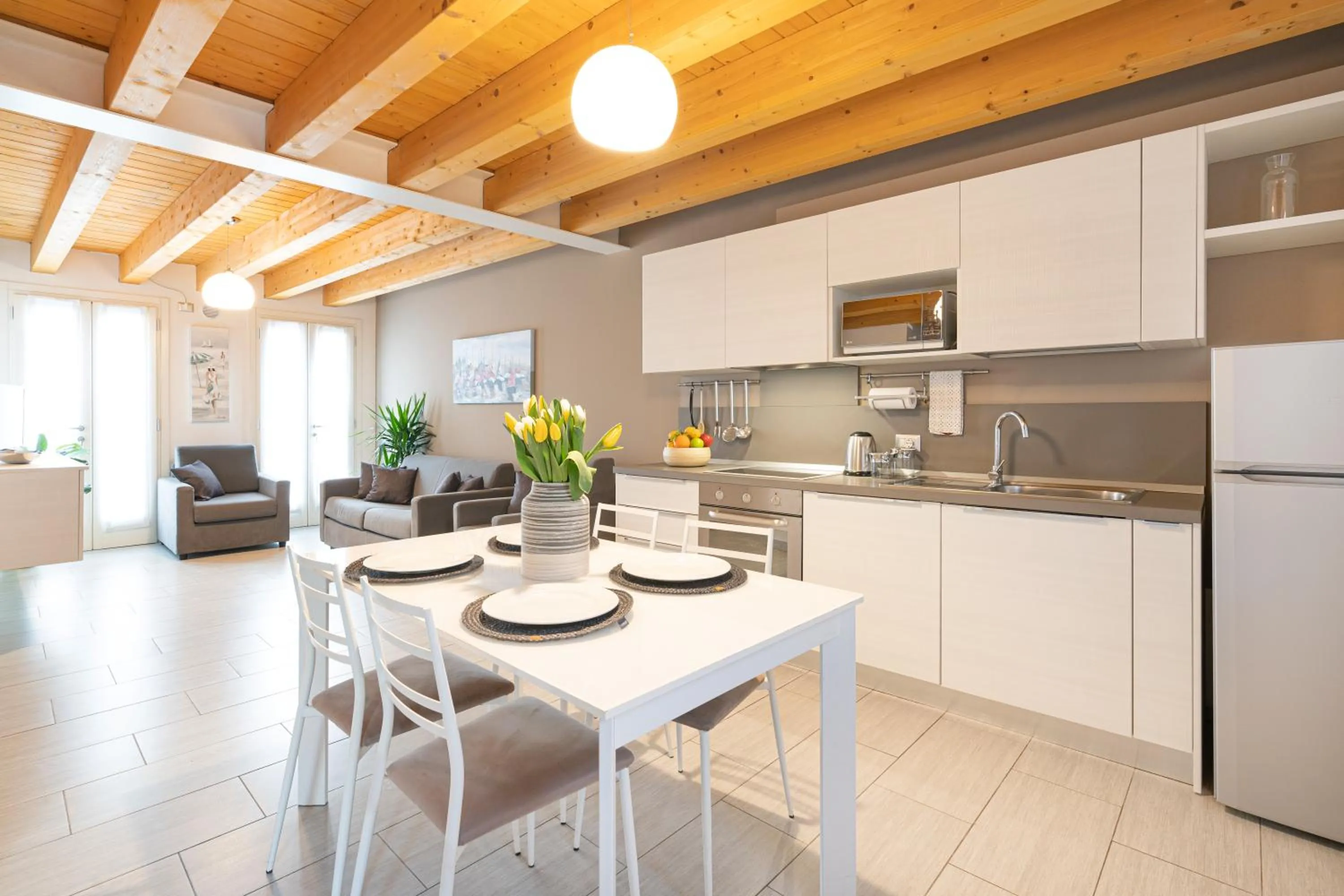 Kitchen or kitchenette in Ca' Degli Antichi Giardini Apartments