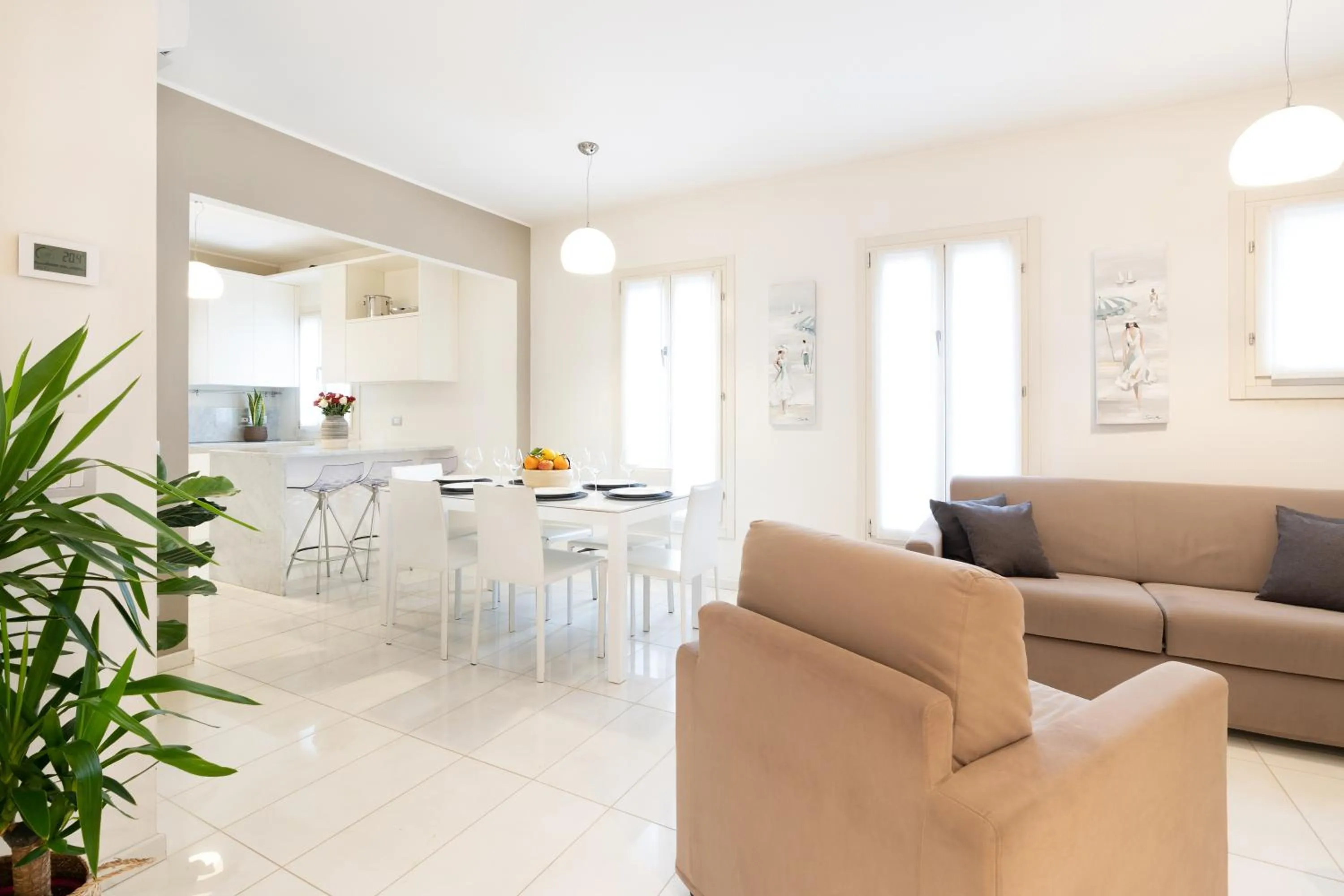 Living room in Ca' Degli Antichi Giardini Apartments