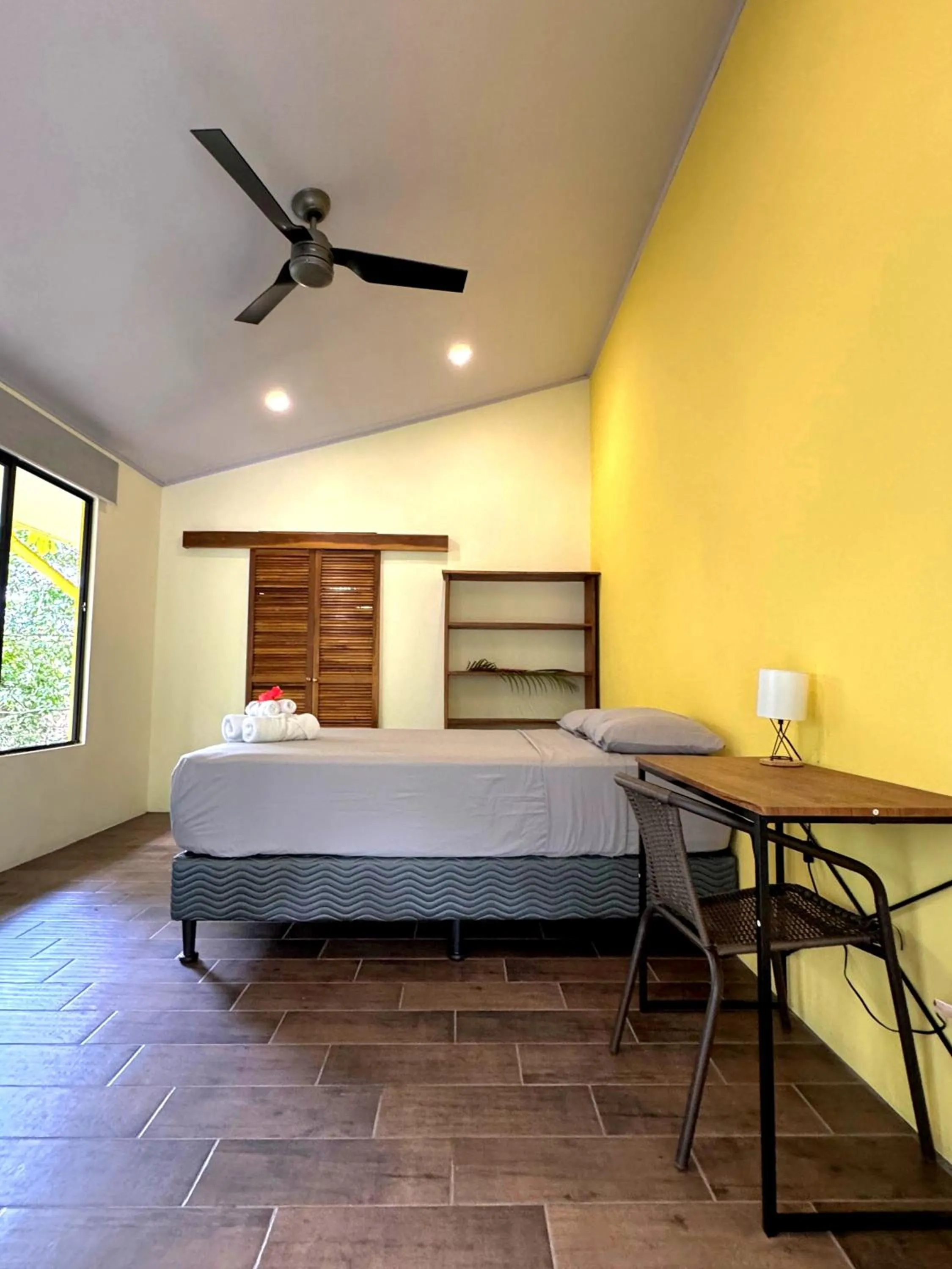 View (from property/room), Bed in El Jardin de Playa Negra