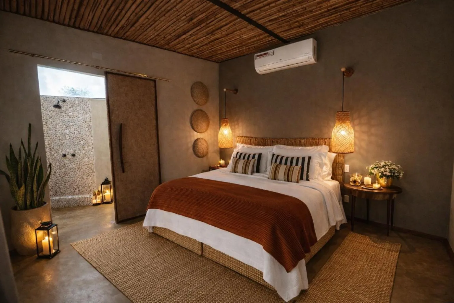 Bedroom, Bed in Vila Abaton