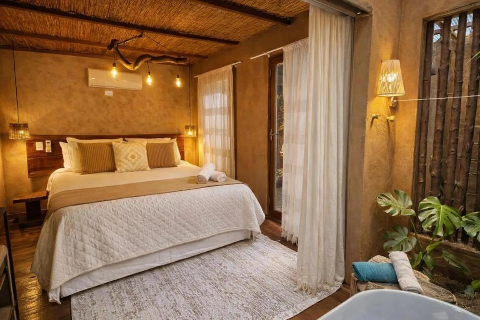 Bedroom, Bed in Vila Abaton