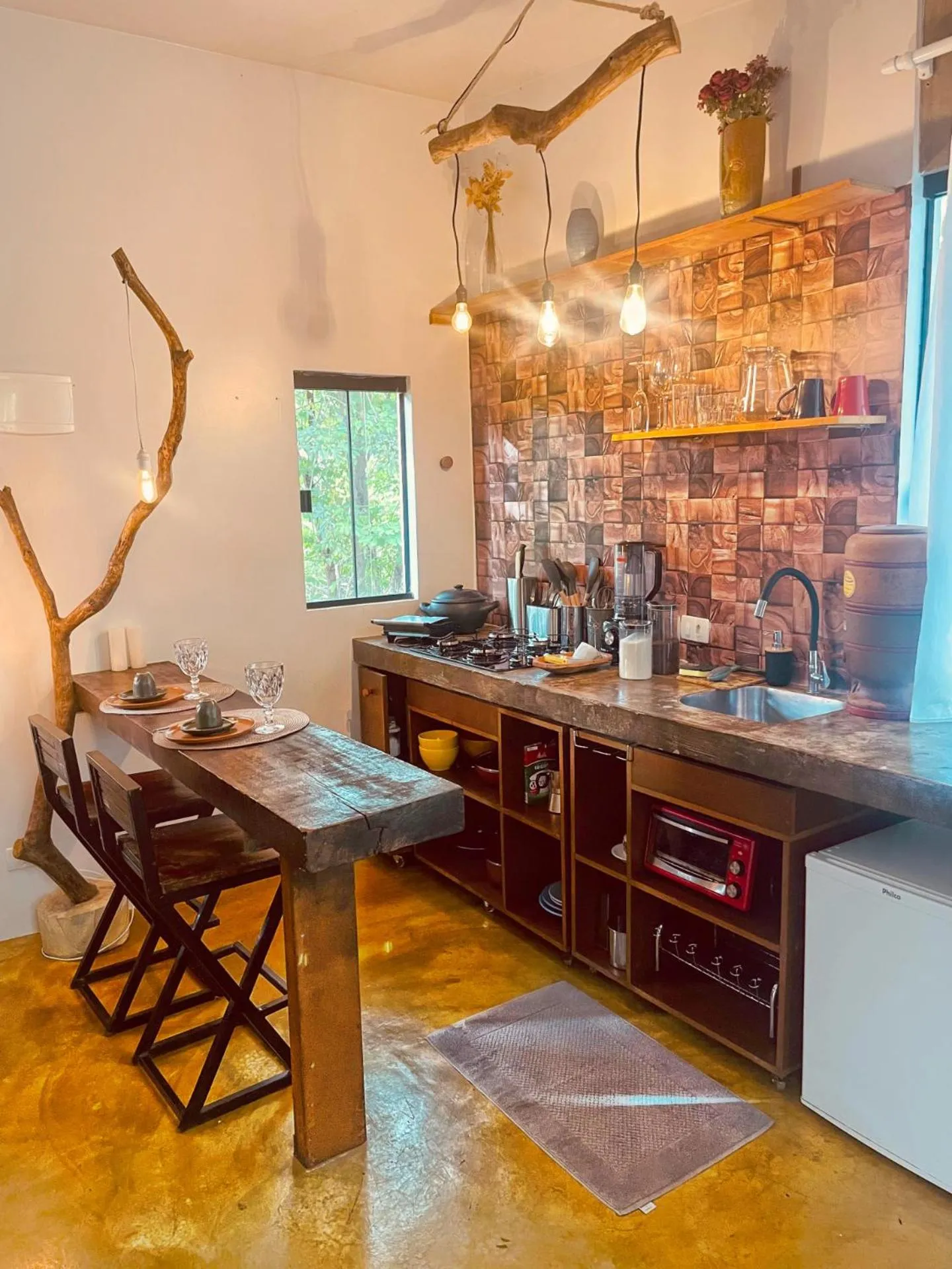 Kitchen or kitchenette in Vila Abaton