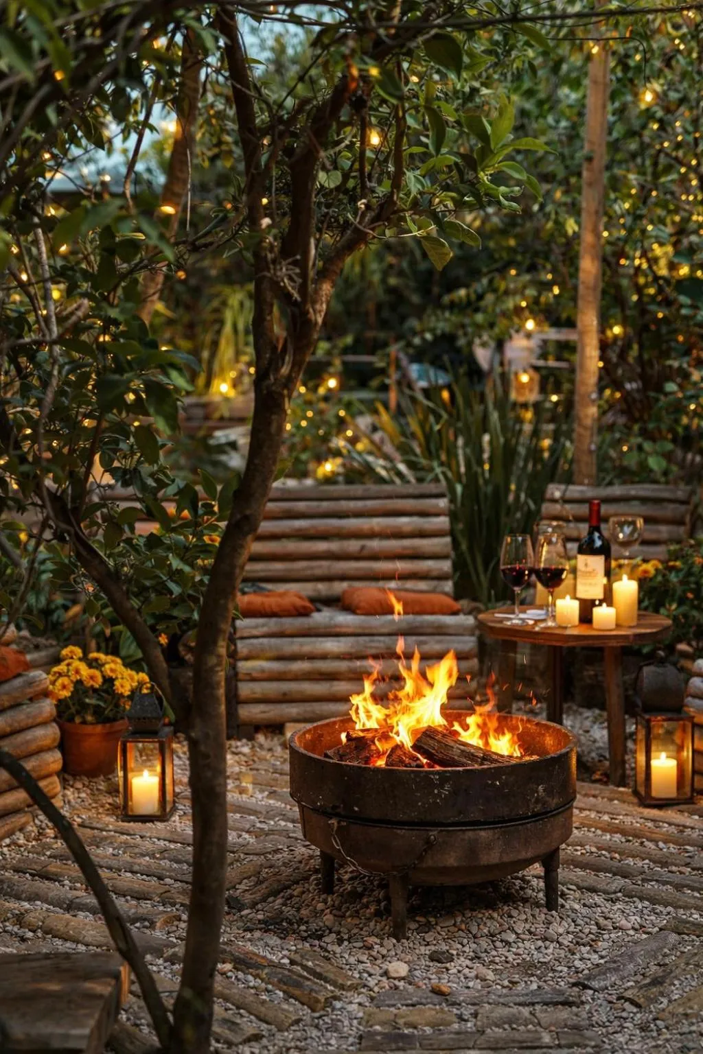 Seating area in Vila Abaton