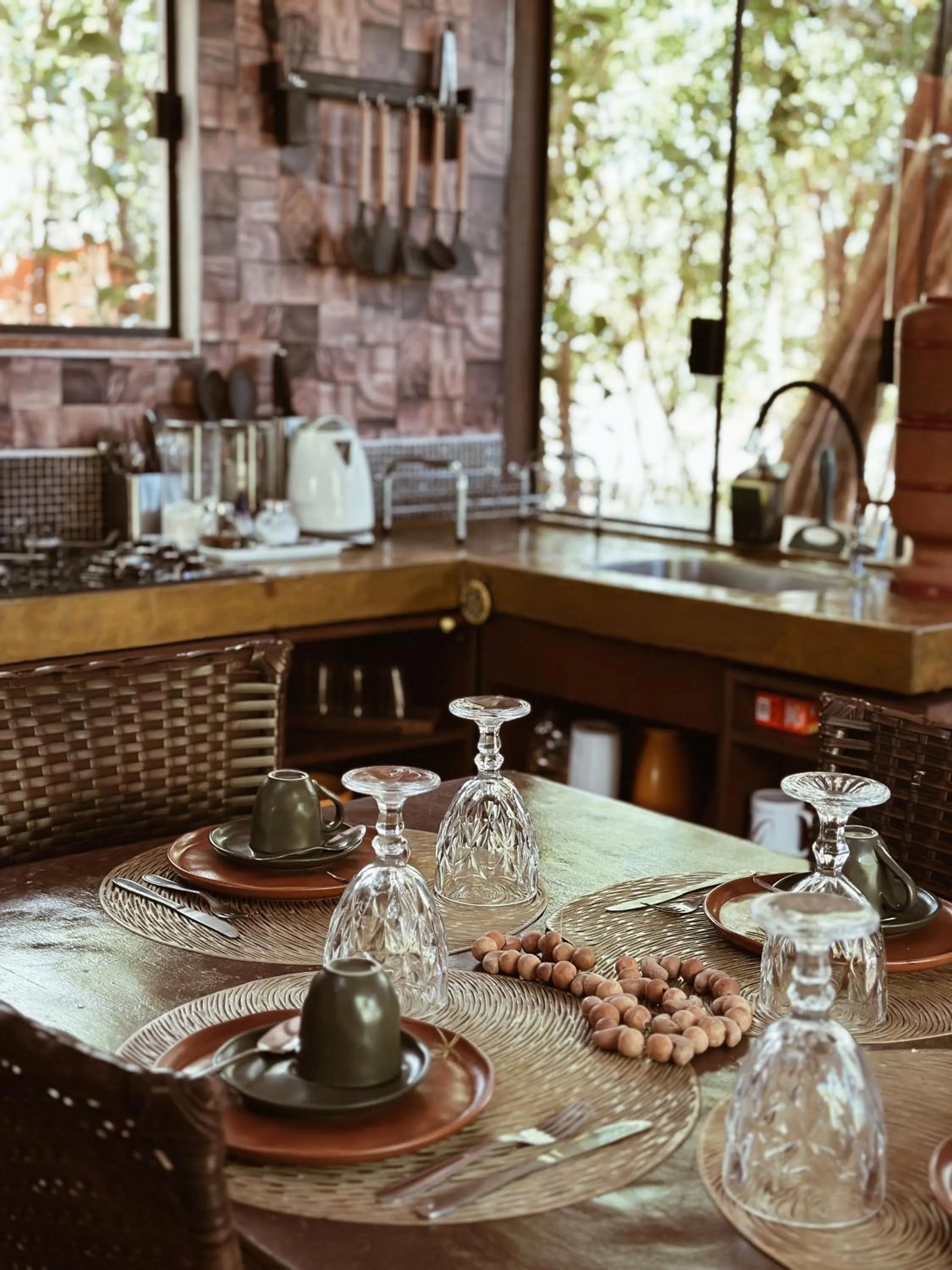 Dining area in Vila Abaton
