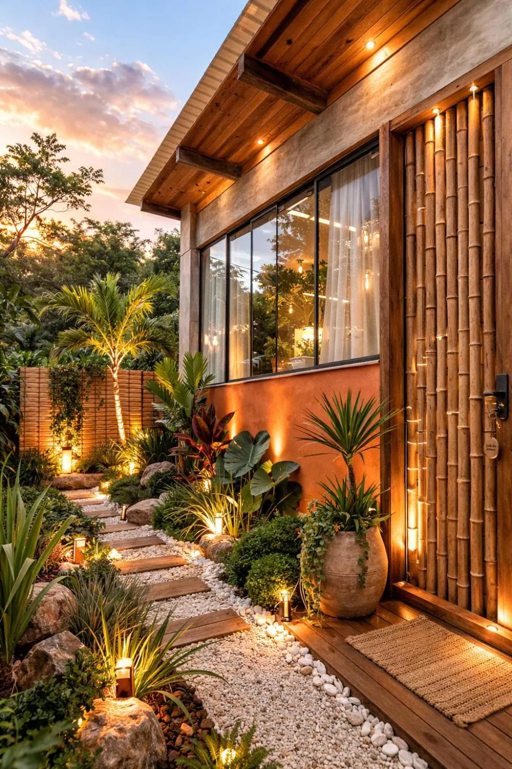 Facade/entrance in Vila Abaton