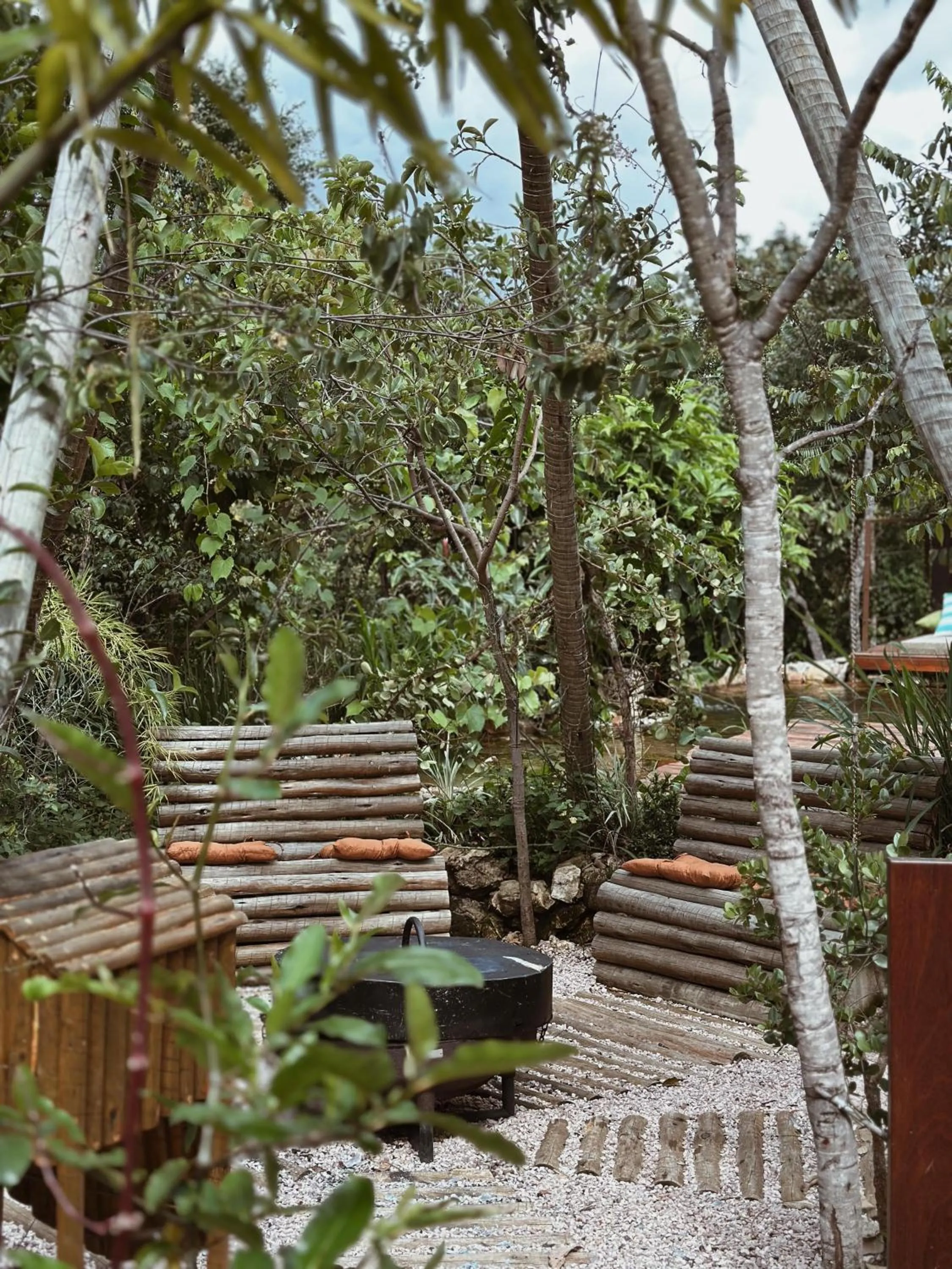 Garden view in Vila Abaton