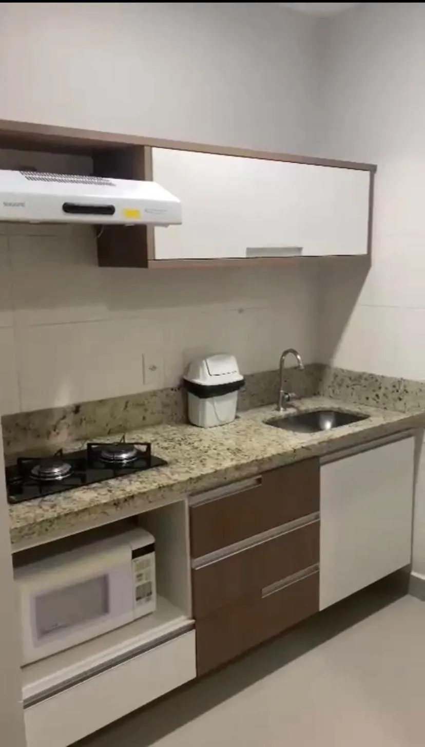 Kitchen or kitchenette in Marina Flat & Náutica