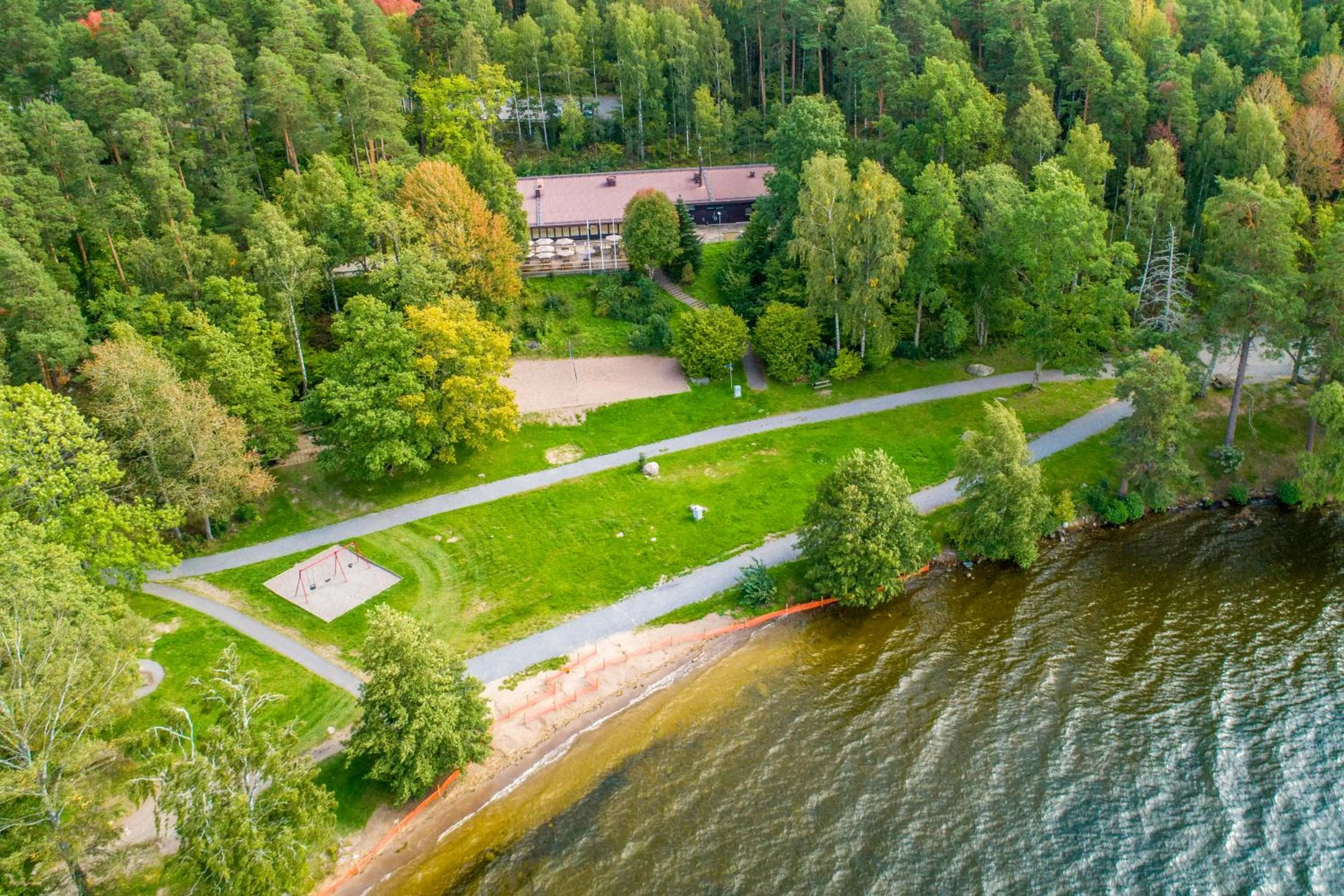 Property building in Kallhällsbaden Strandhotell