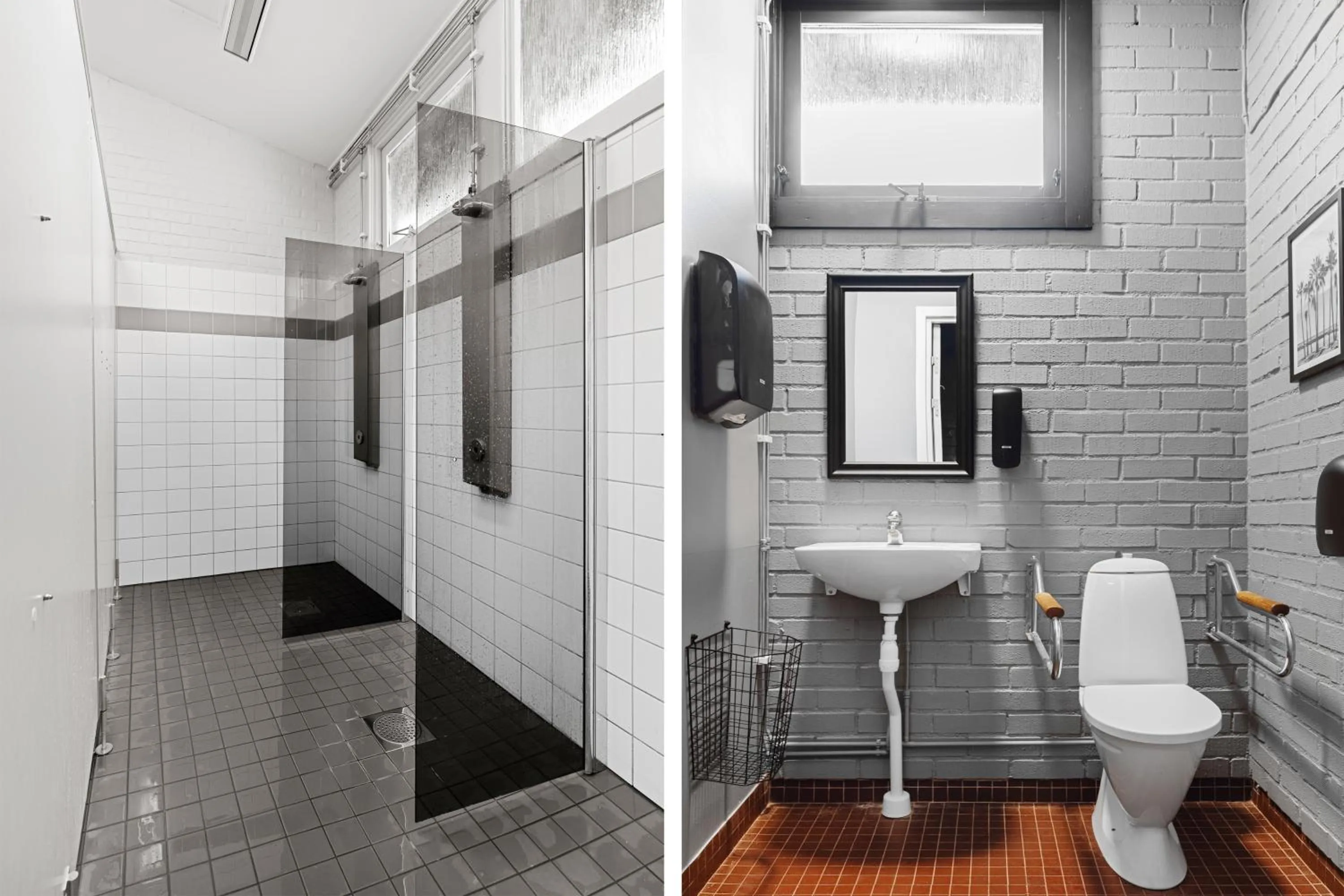 Toilet in Kallhällsbaden Strandhotell