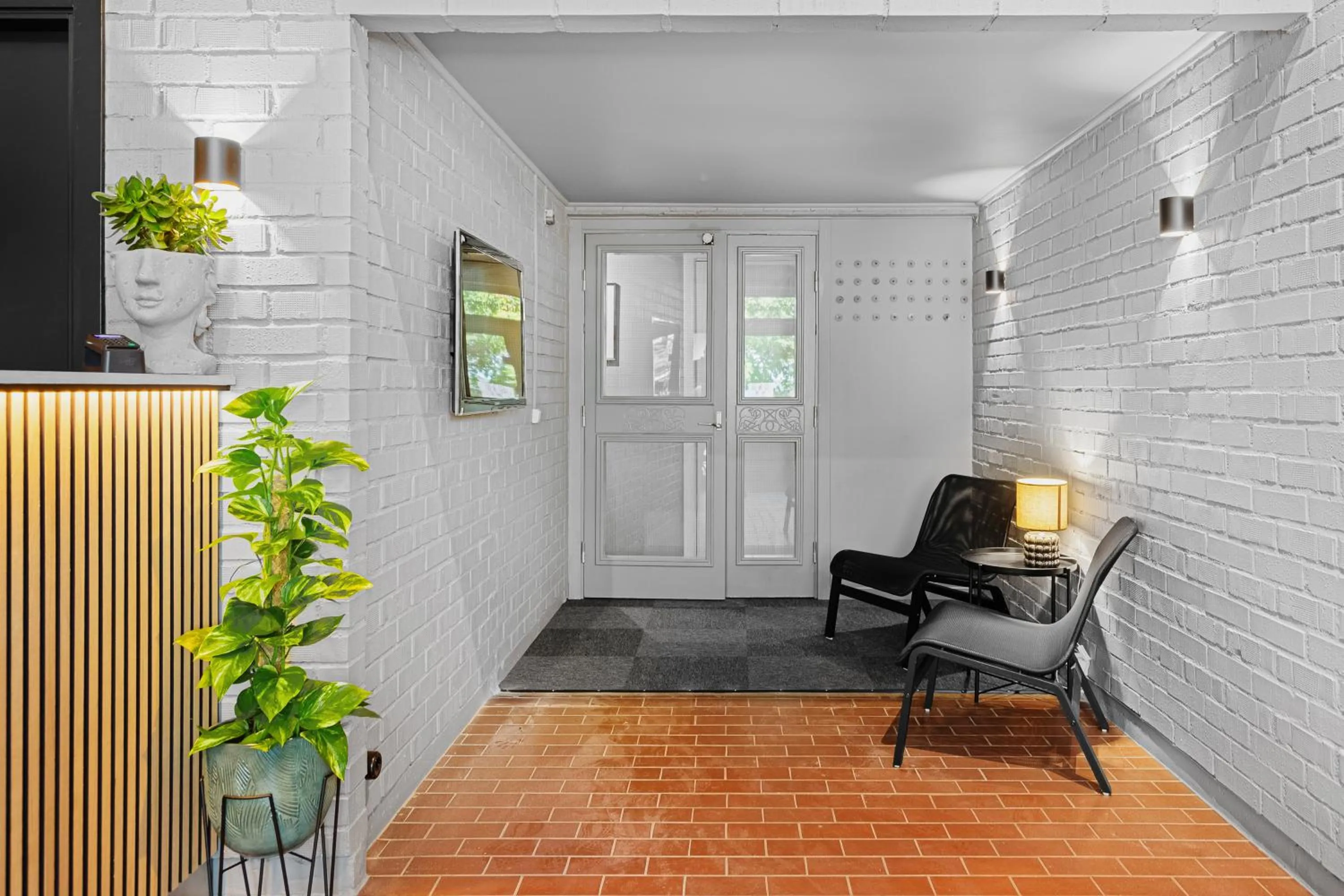 Lobby or reception in Kallhällsbaden Strandhotell