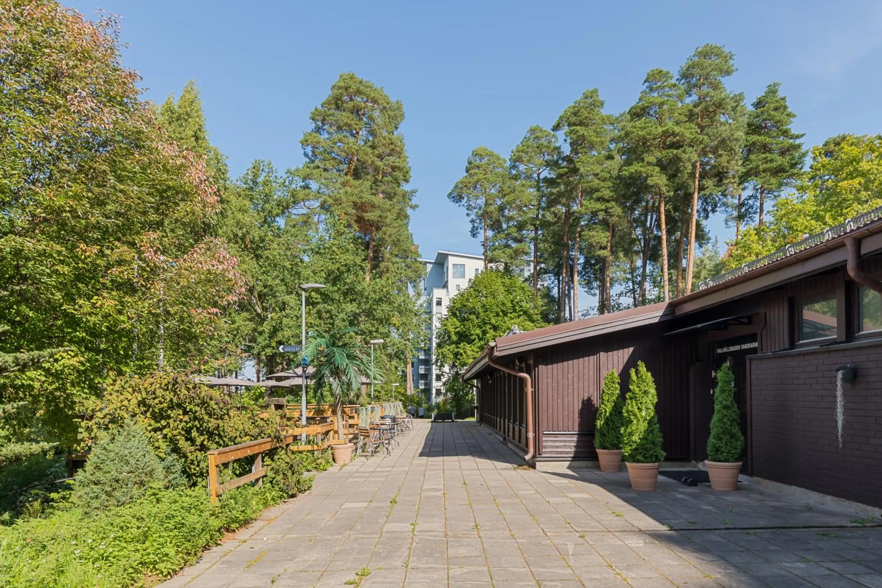 Property building in Kallhällsbaden Strandhotell