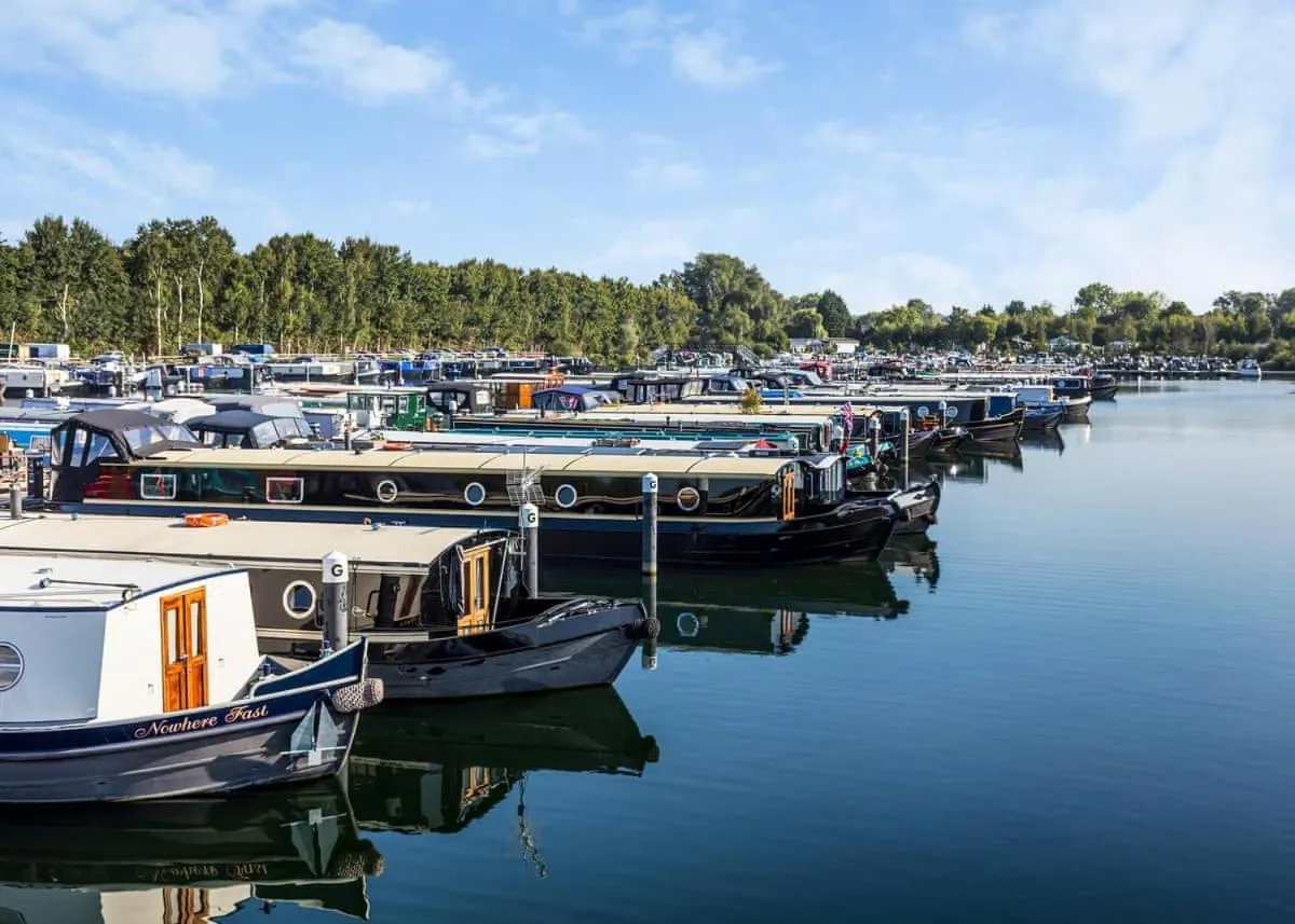 Property building in Roydon Marina Village
