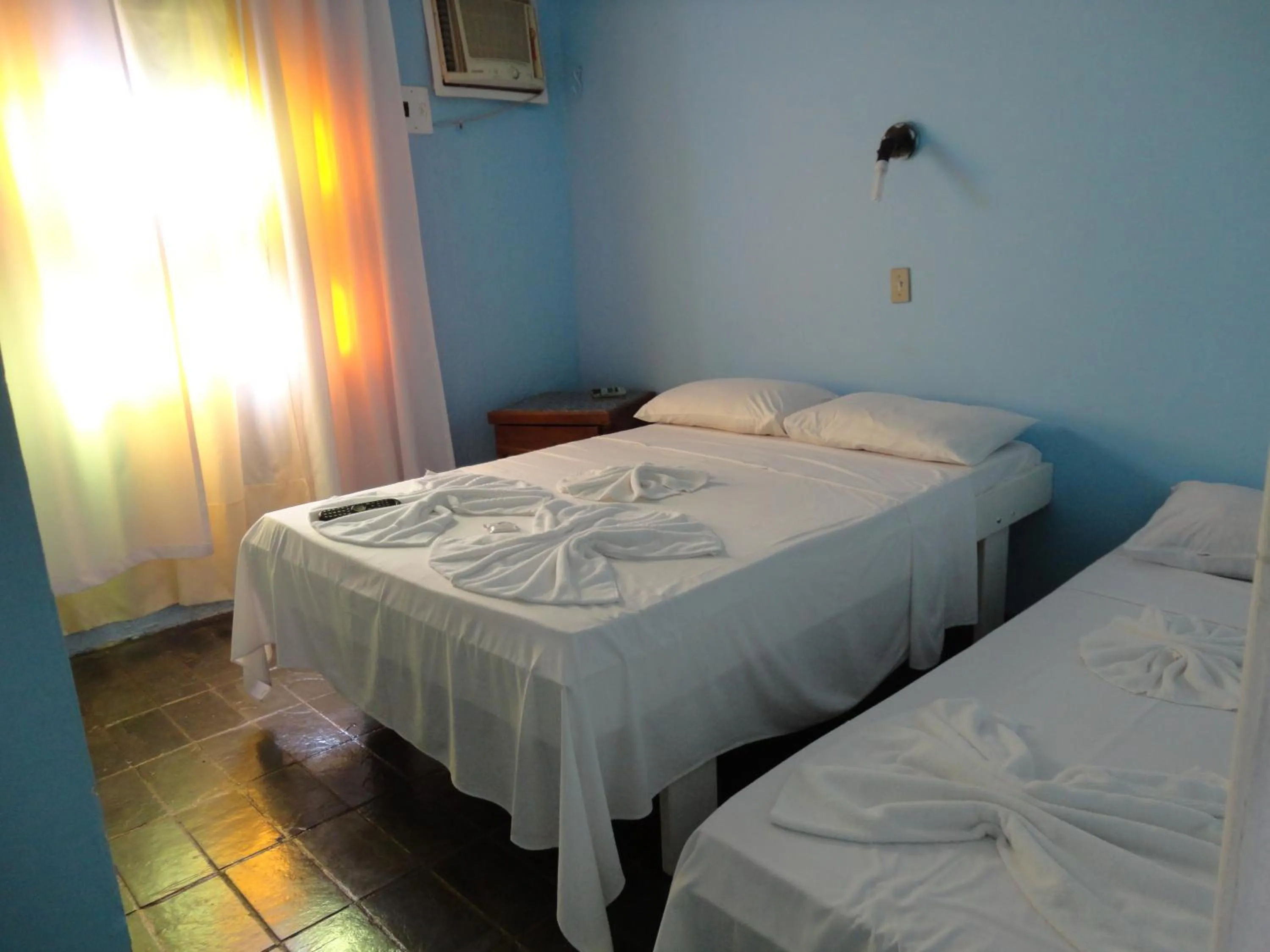 Bed in Pousada Norage