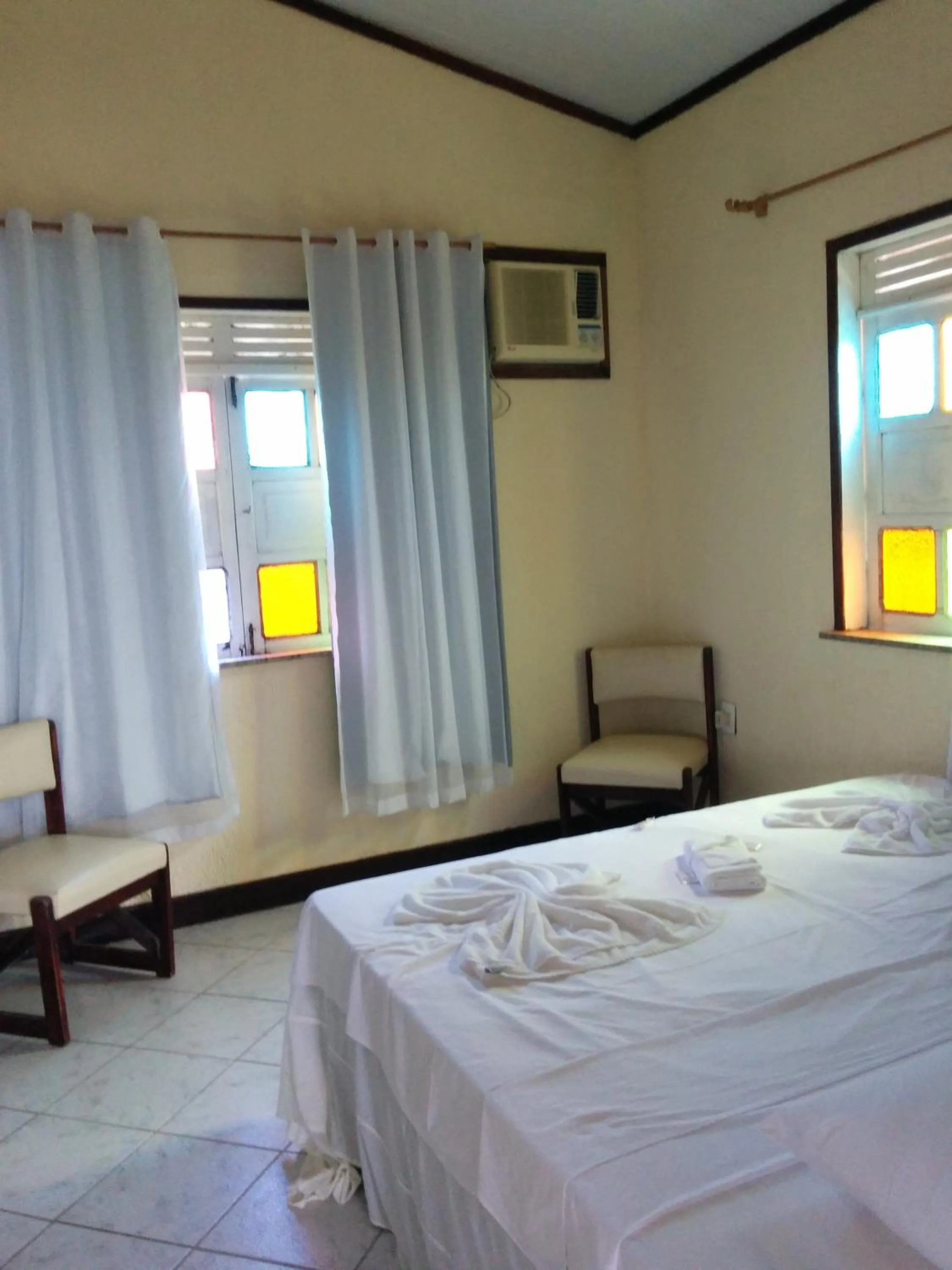 Bed in Pousada Norage