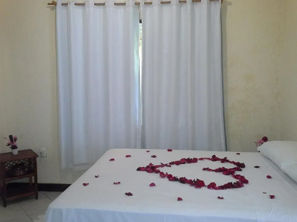 Bed in Pousada Norage