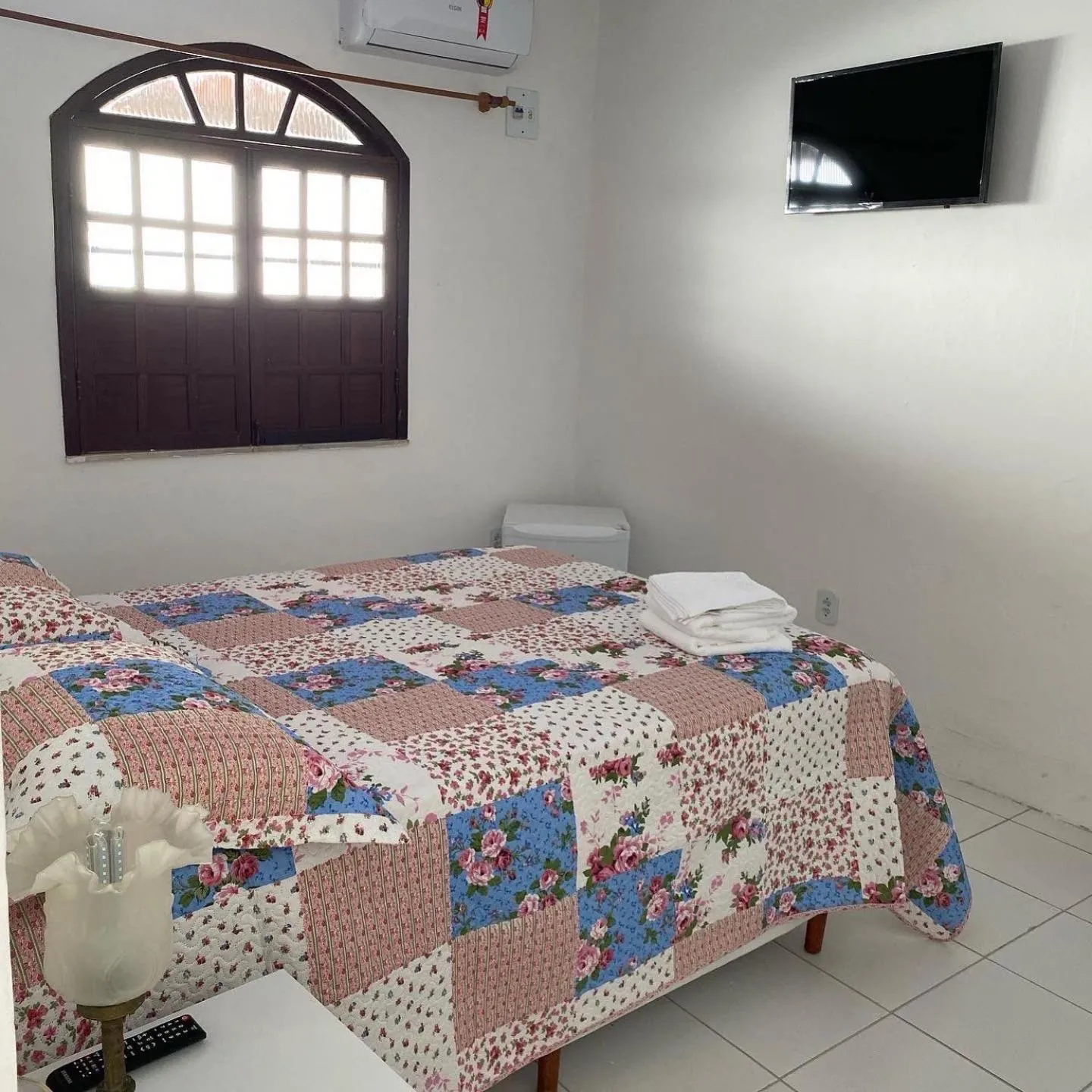 Bed in Pousada Norage