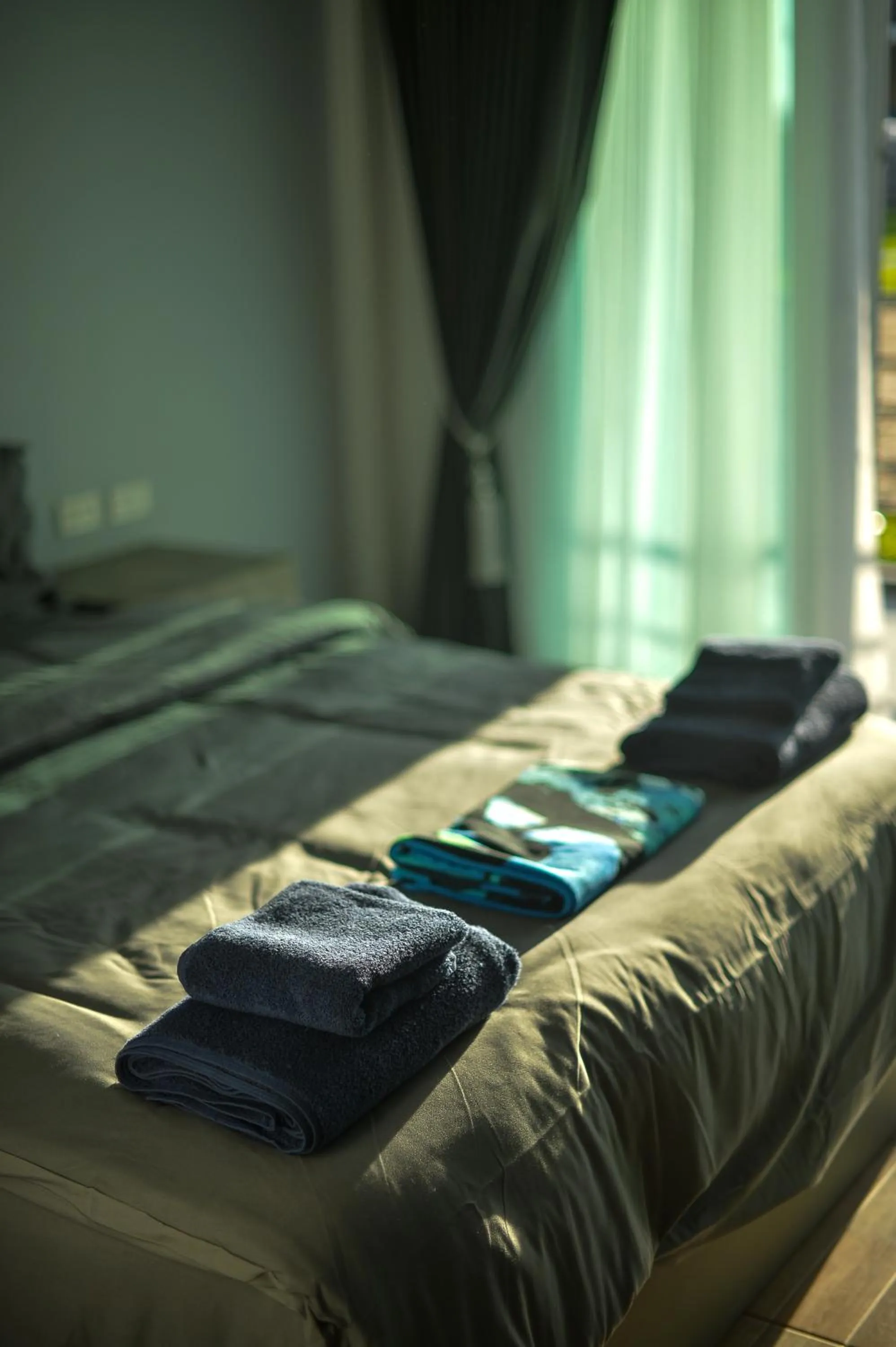 Bed in Reboot Retreat Beach Resort, Restaurant, and Coffee Shop