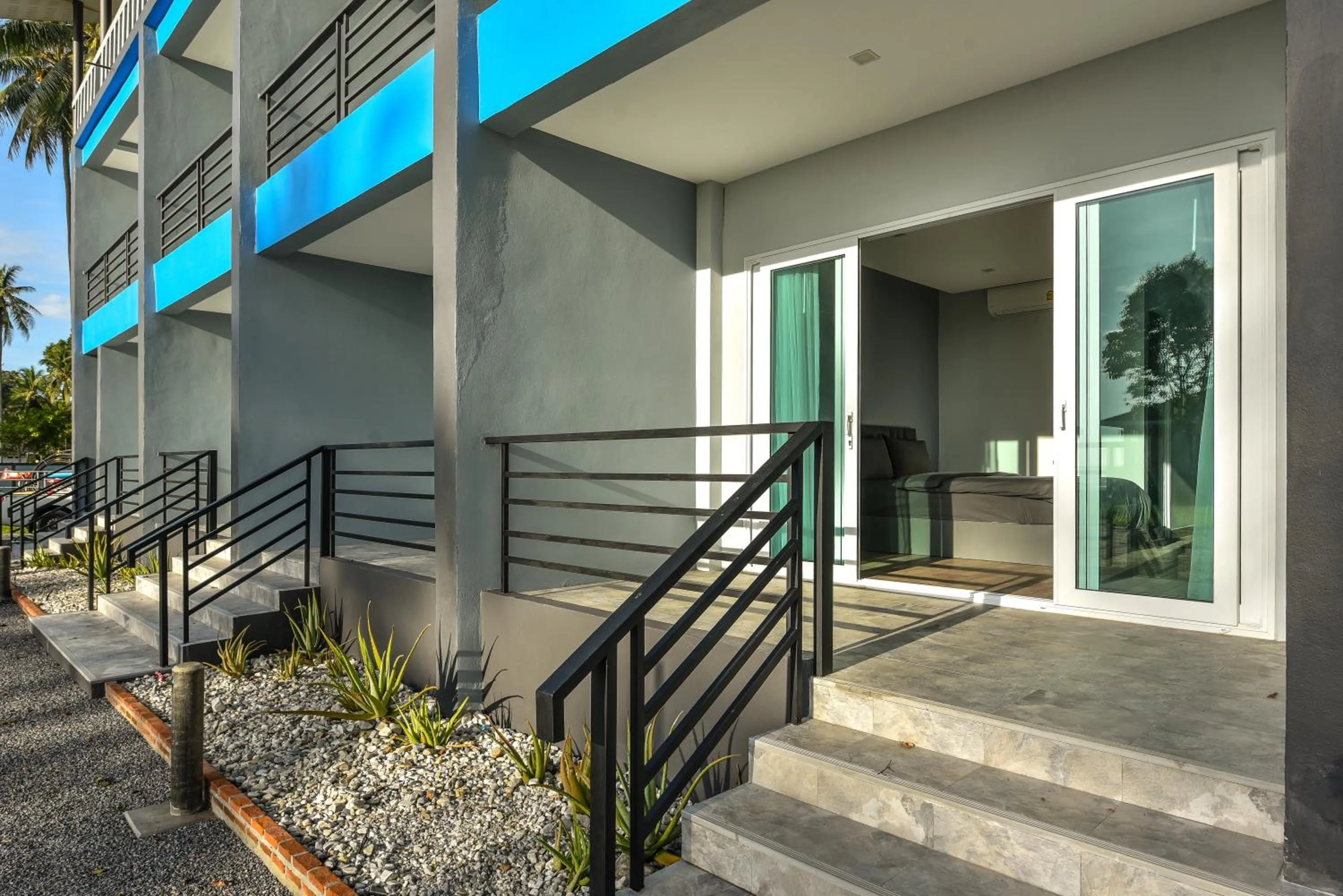 Balcony/Terrace in Reboot Retreat Beach Resort, Restaurant, and Coffee Shop