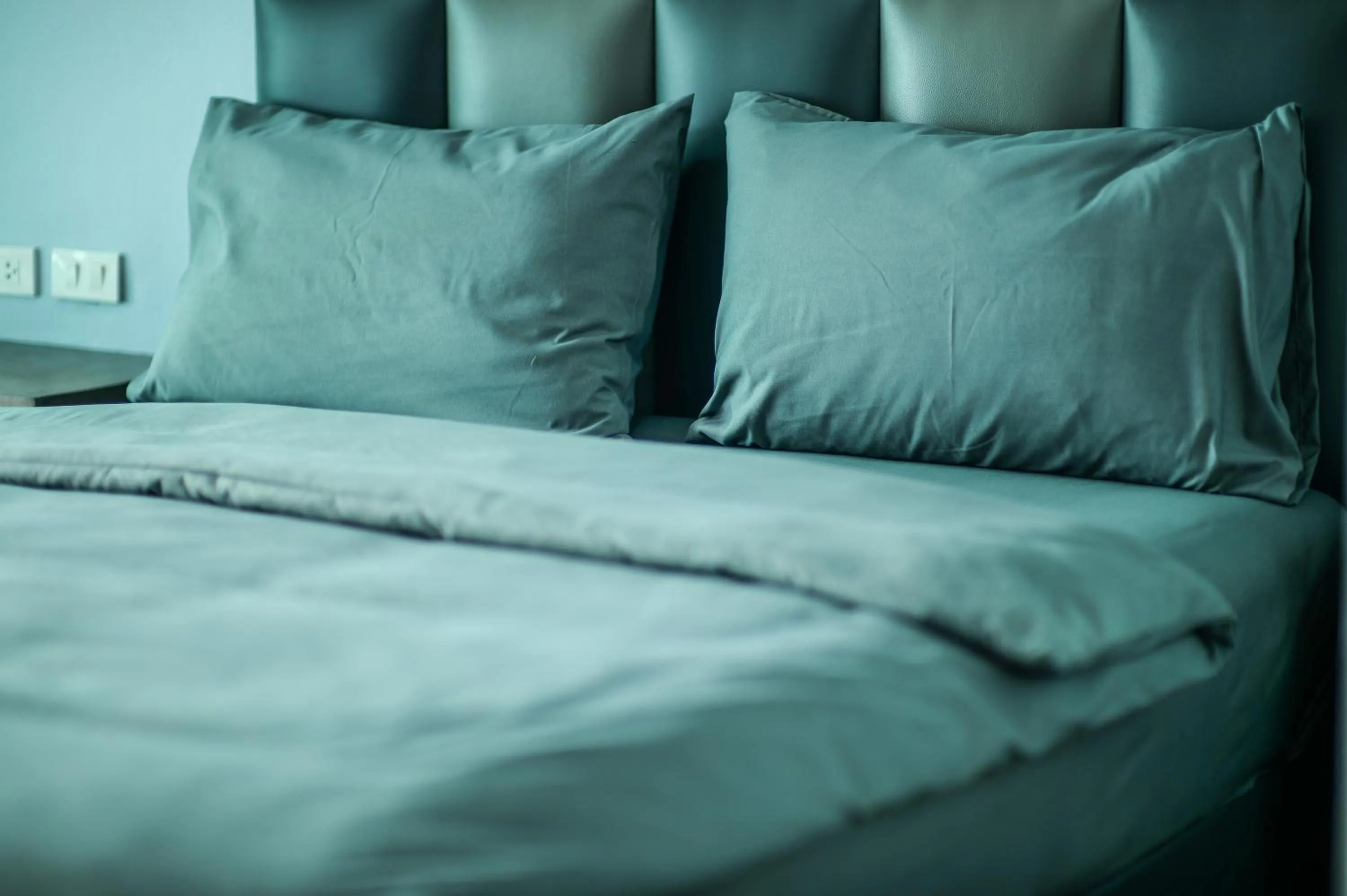 Bed in Reboot Retreat Beach Resort, Restaurant, and Coffee Shop