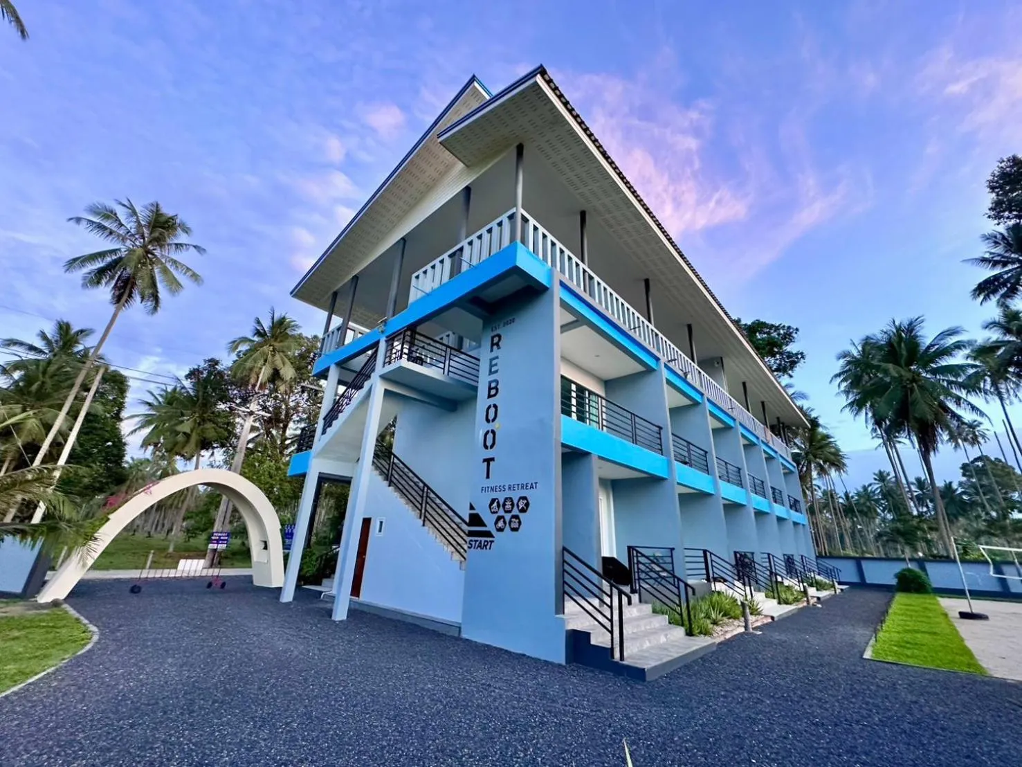 Property building in Reboot Beach Resort, Restaurant, and Coffee Shop
