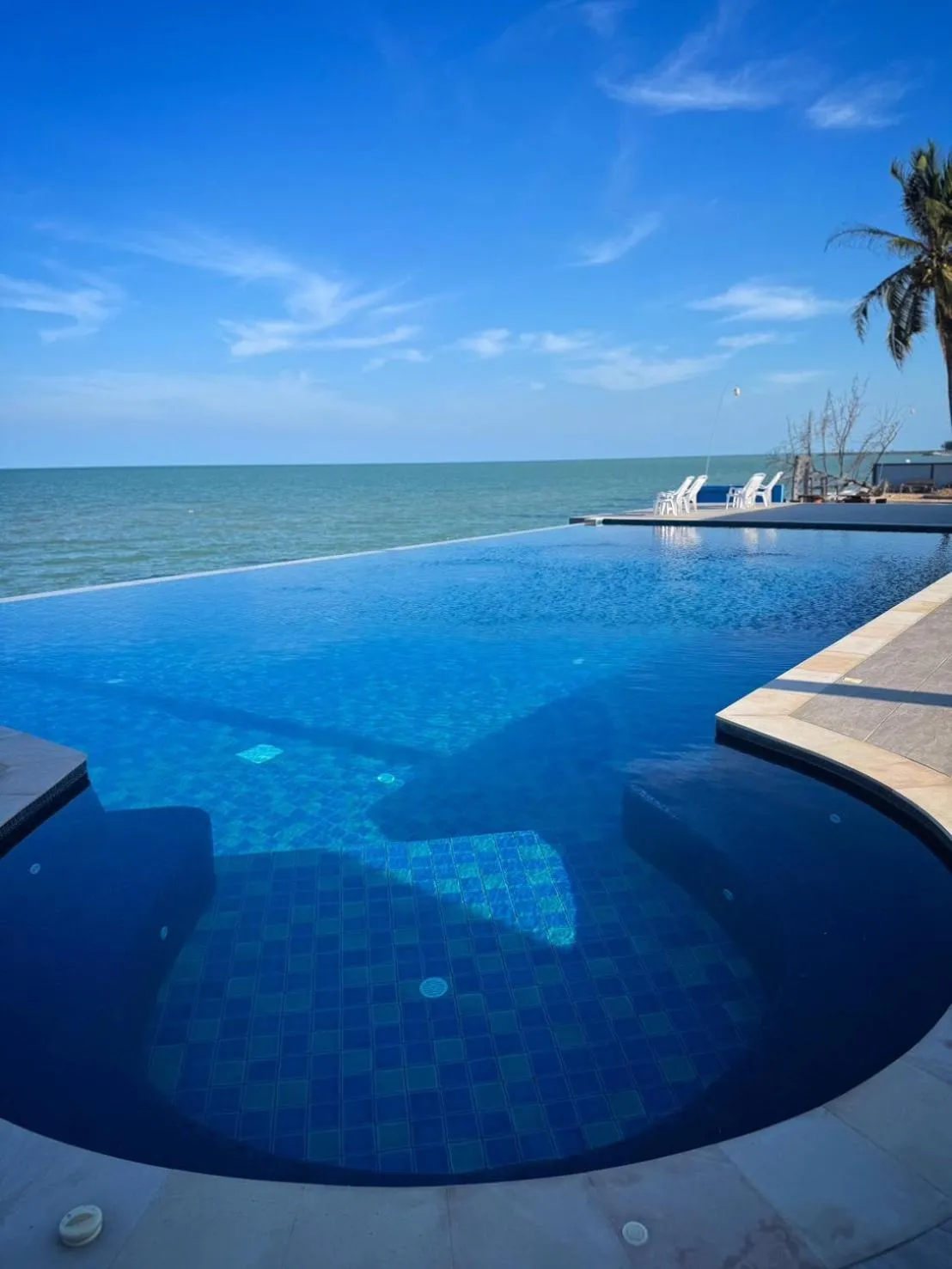 Swimming pool in Reboot Beach Resort, Restaurant, and Coffee Shop