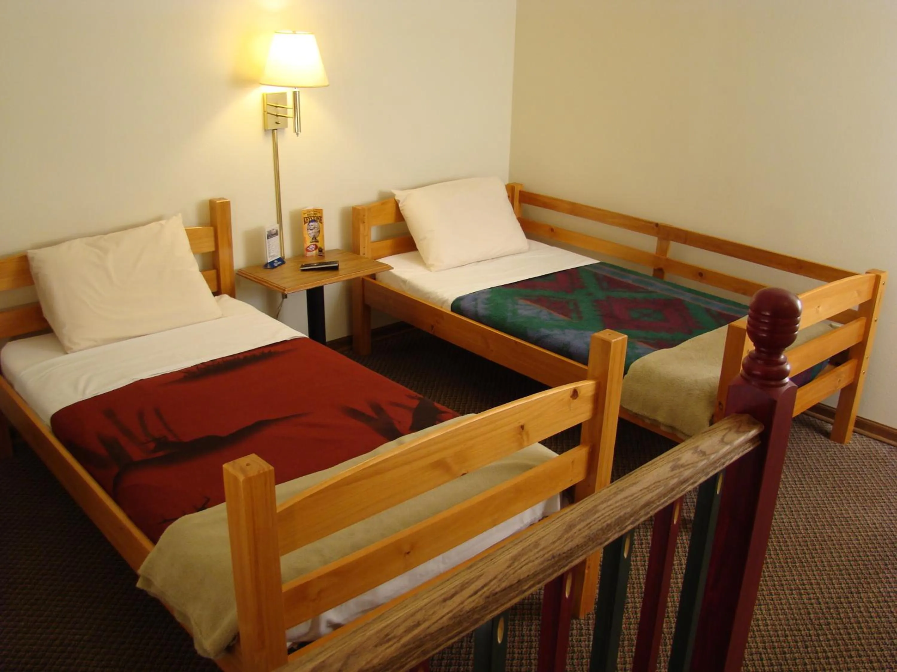 Bed in Roosevelt Inn Mount Rushmore