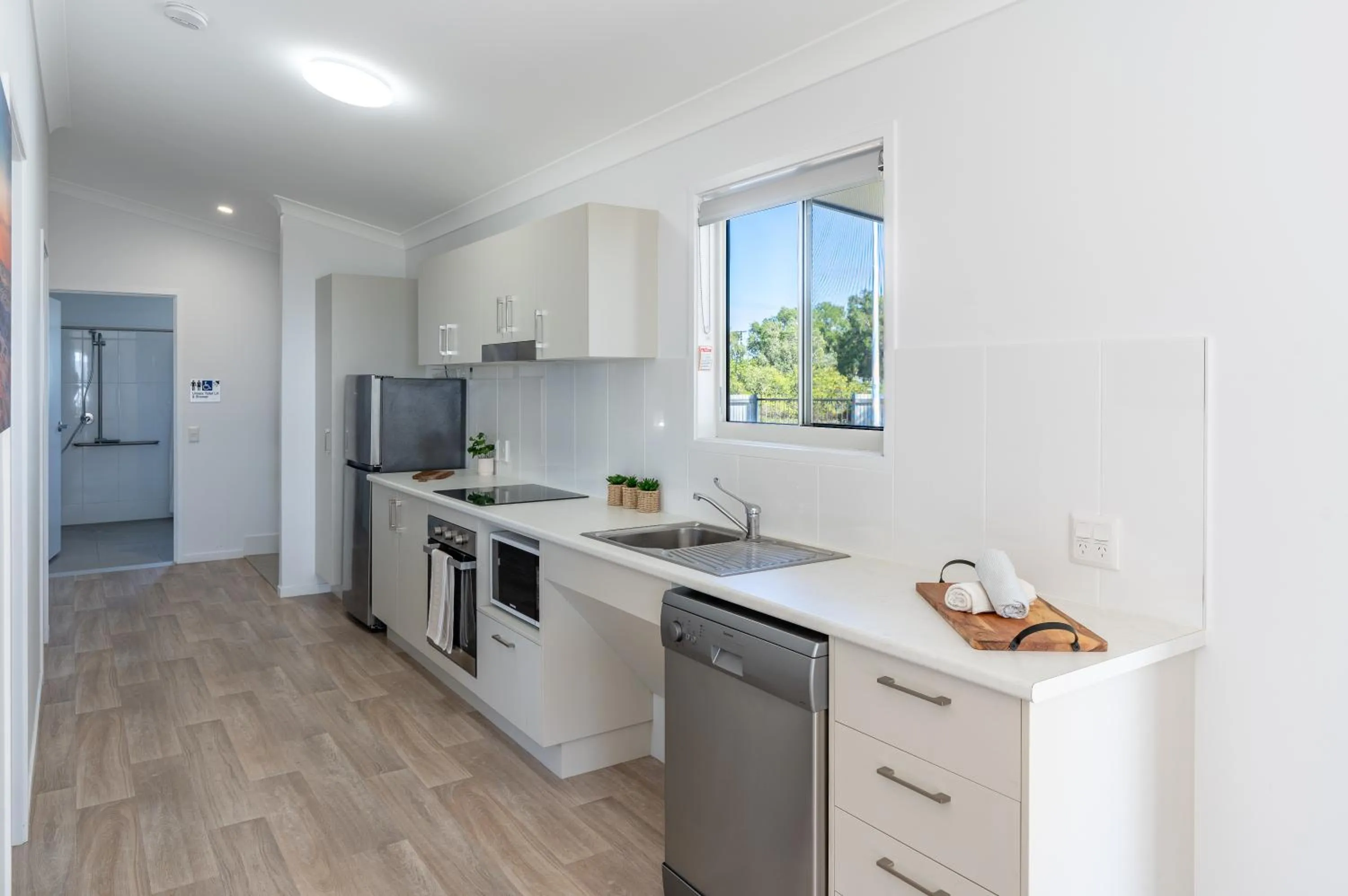 Kitchen or kitchenette in BIG4 Tasman Holiday Parks - Rowes Bay