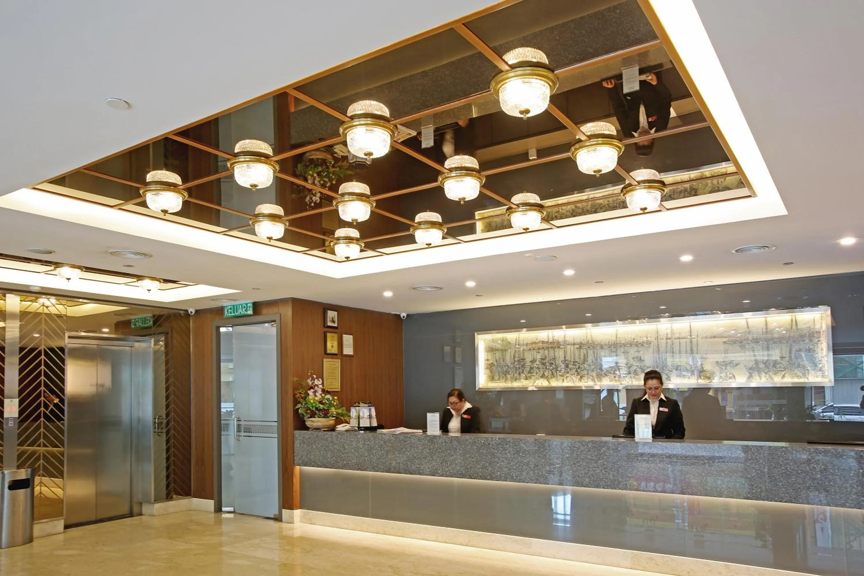 Lobby or reception in Hotel Malaysia