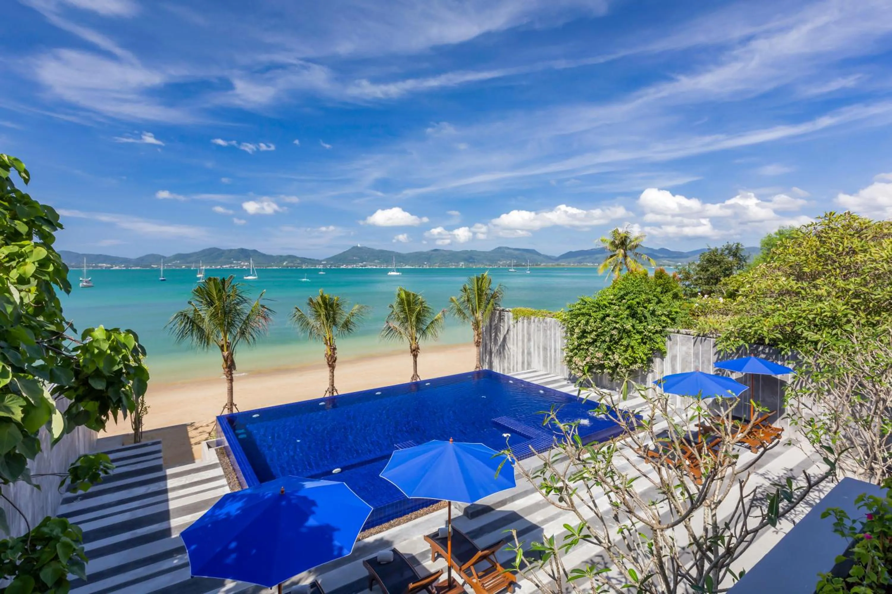 Swimming pool in X10 Seaview Suites at Panwa Beach