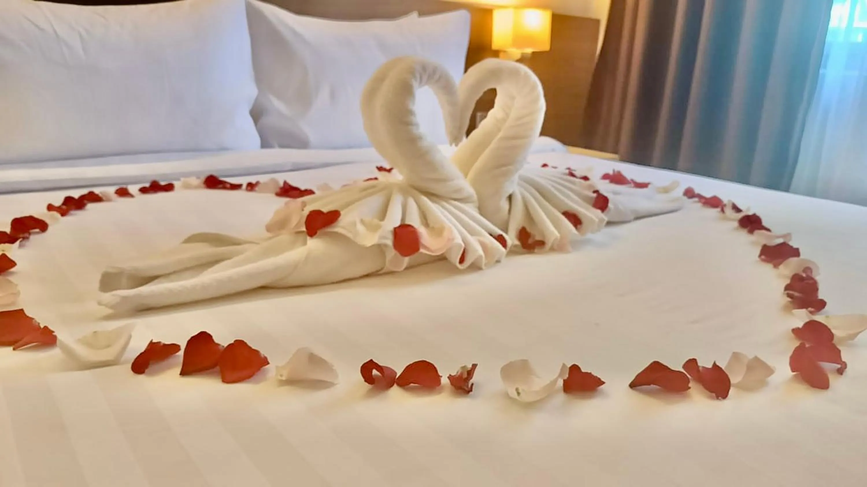 Decorative detail, Bed in Hotel Tamara Melaka