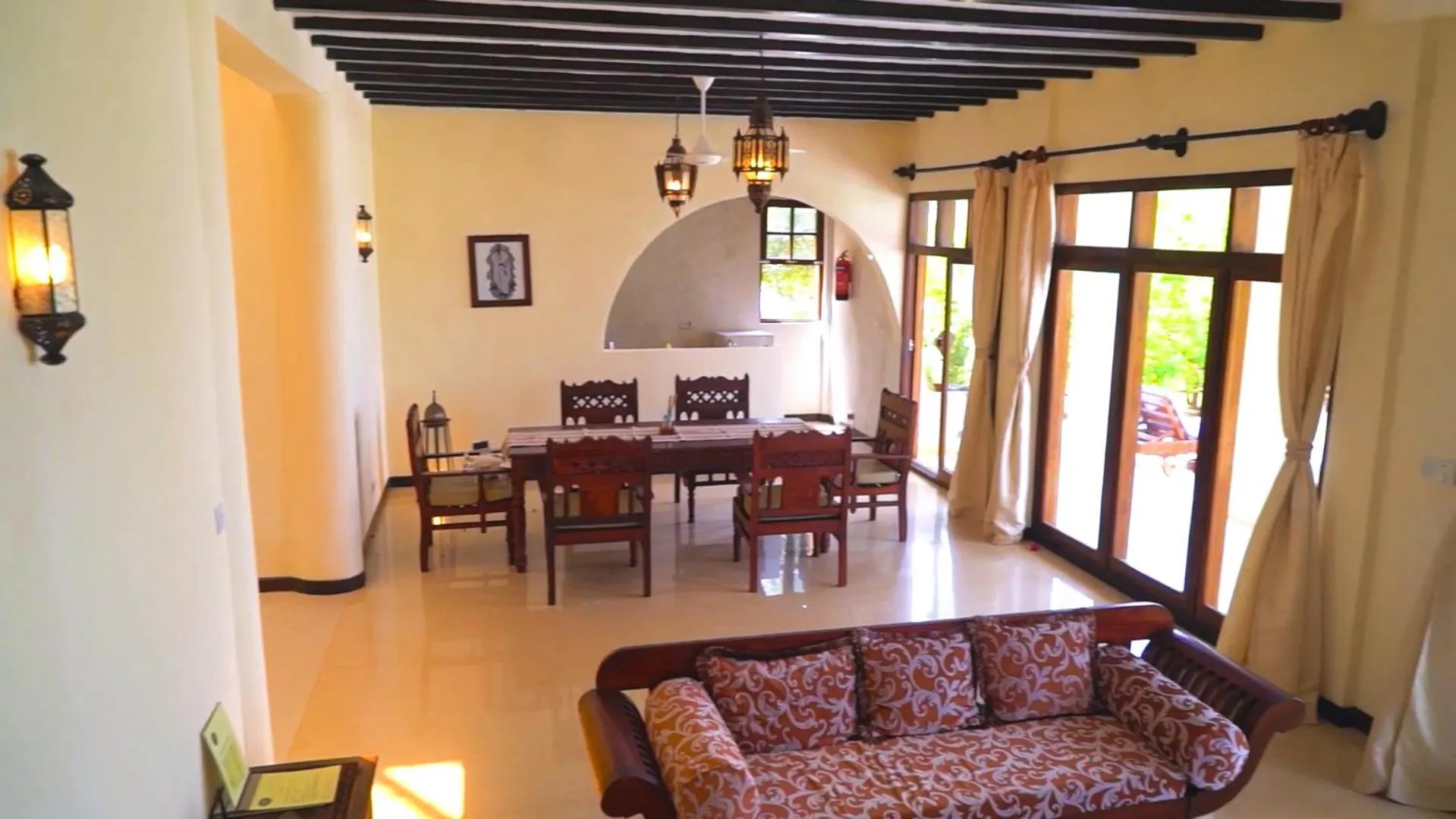Living room in Villa Serenity, Tanzania Unforgettable