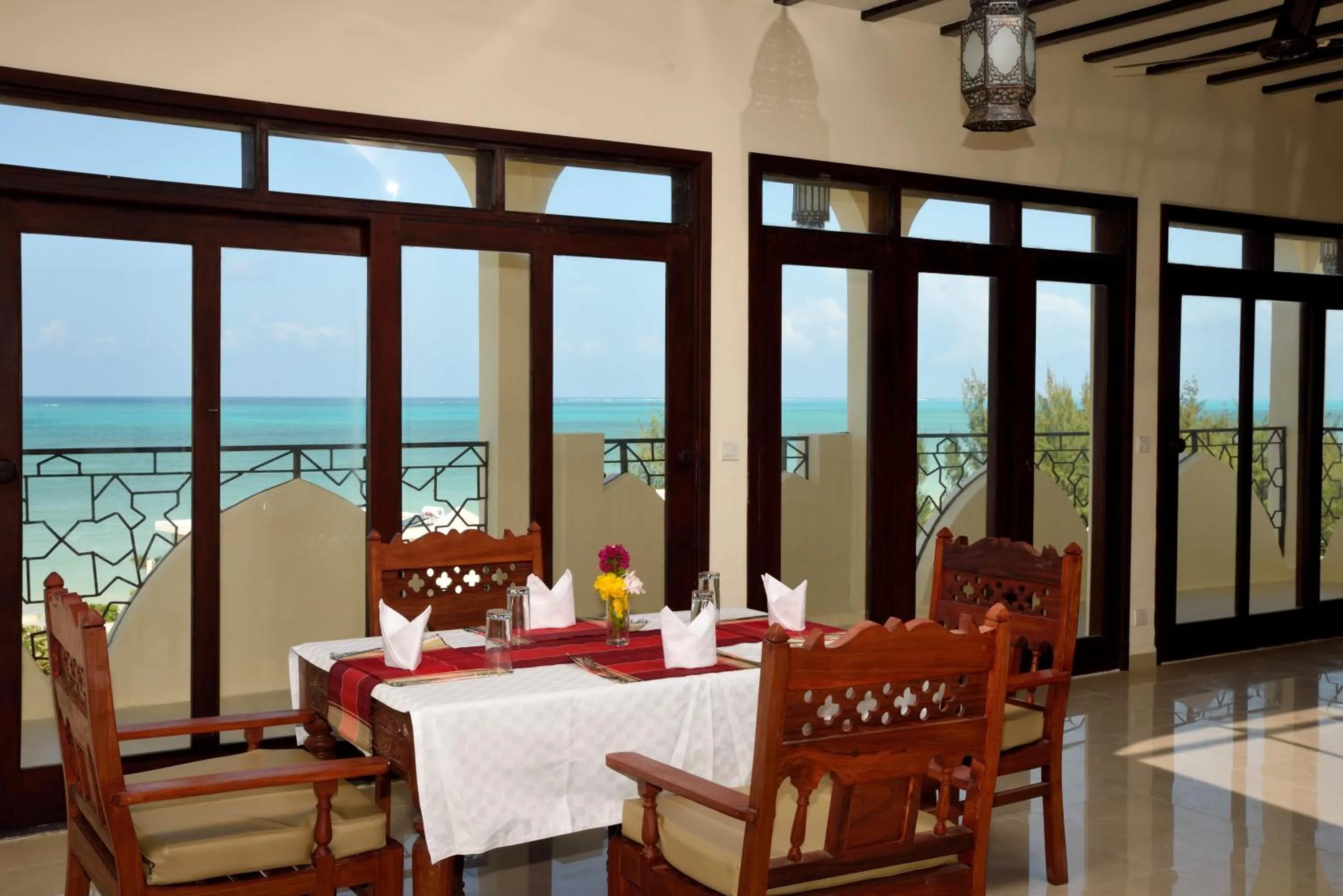 Dining area in Villa Serenity, Tanzania Unforgettable