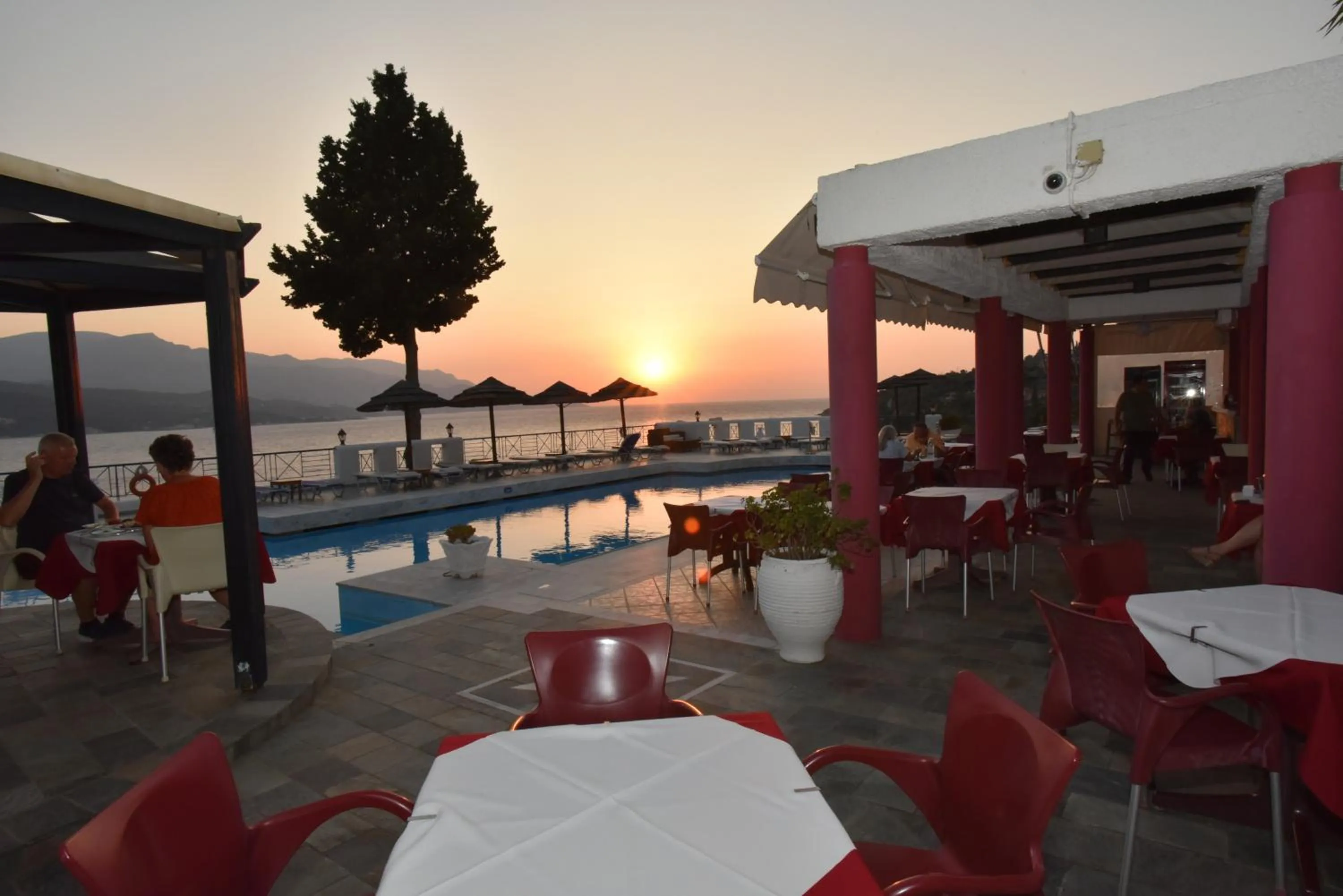 Swimming pool in Andromeda Hotel