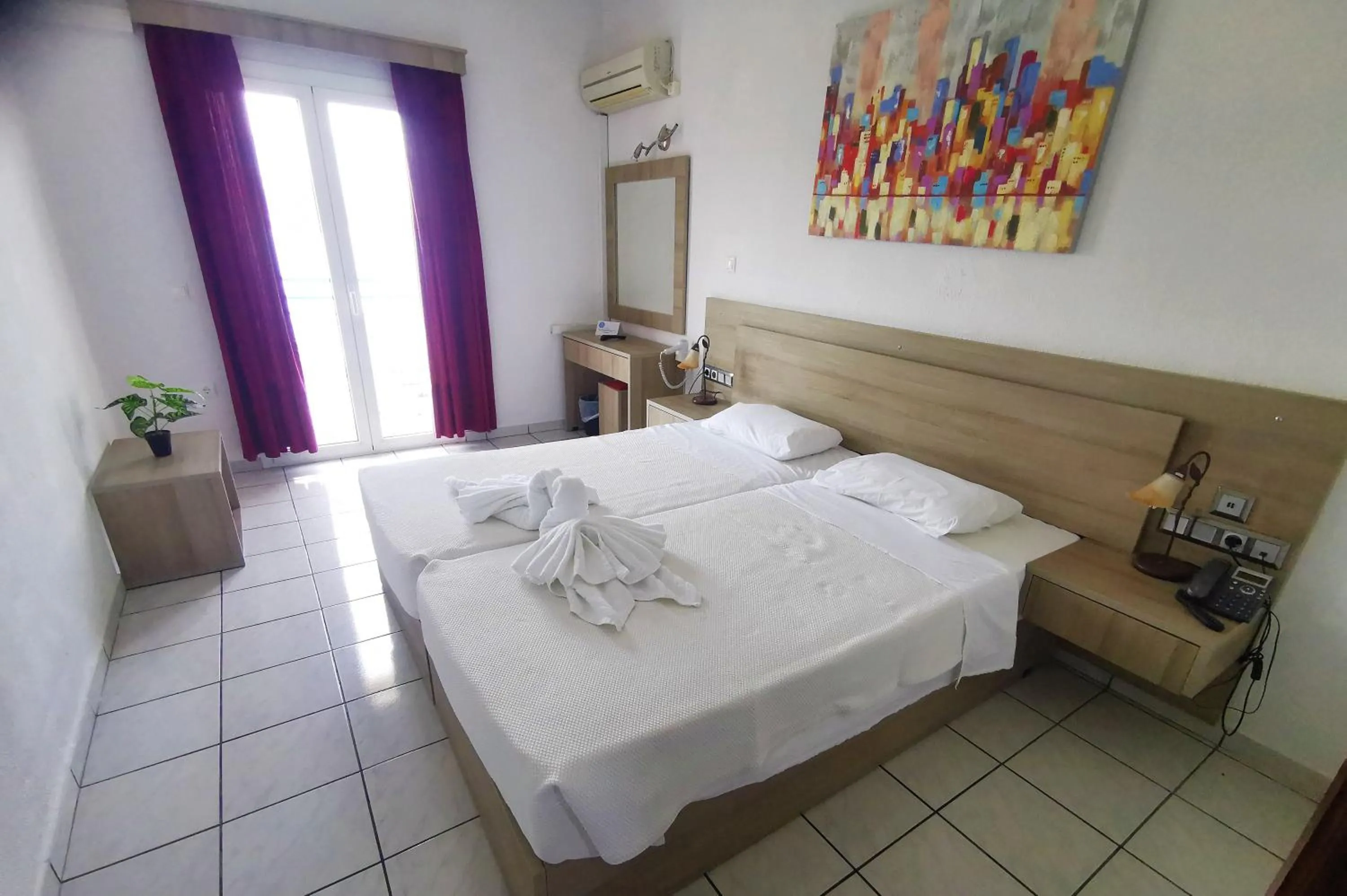 Bed in Andromeda Hotel