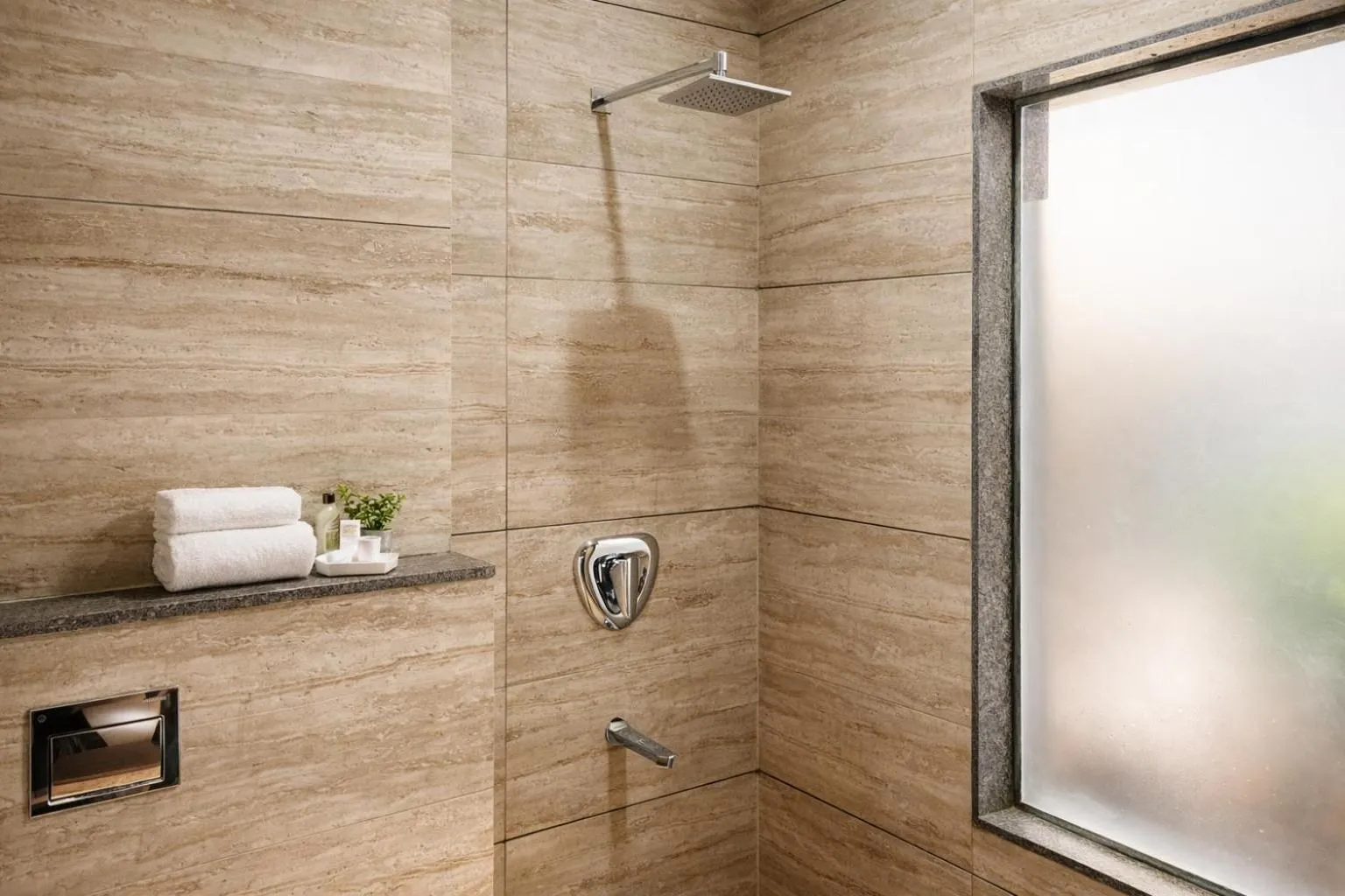 Shower in Hotel Chail Residency