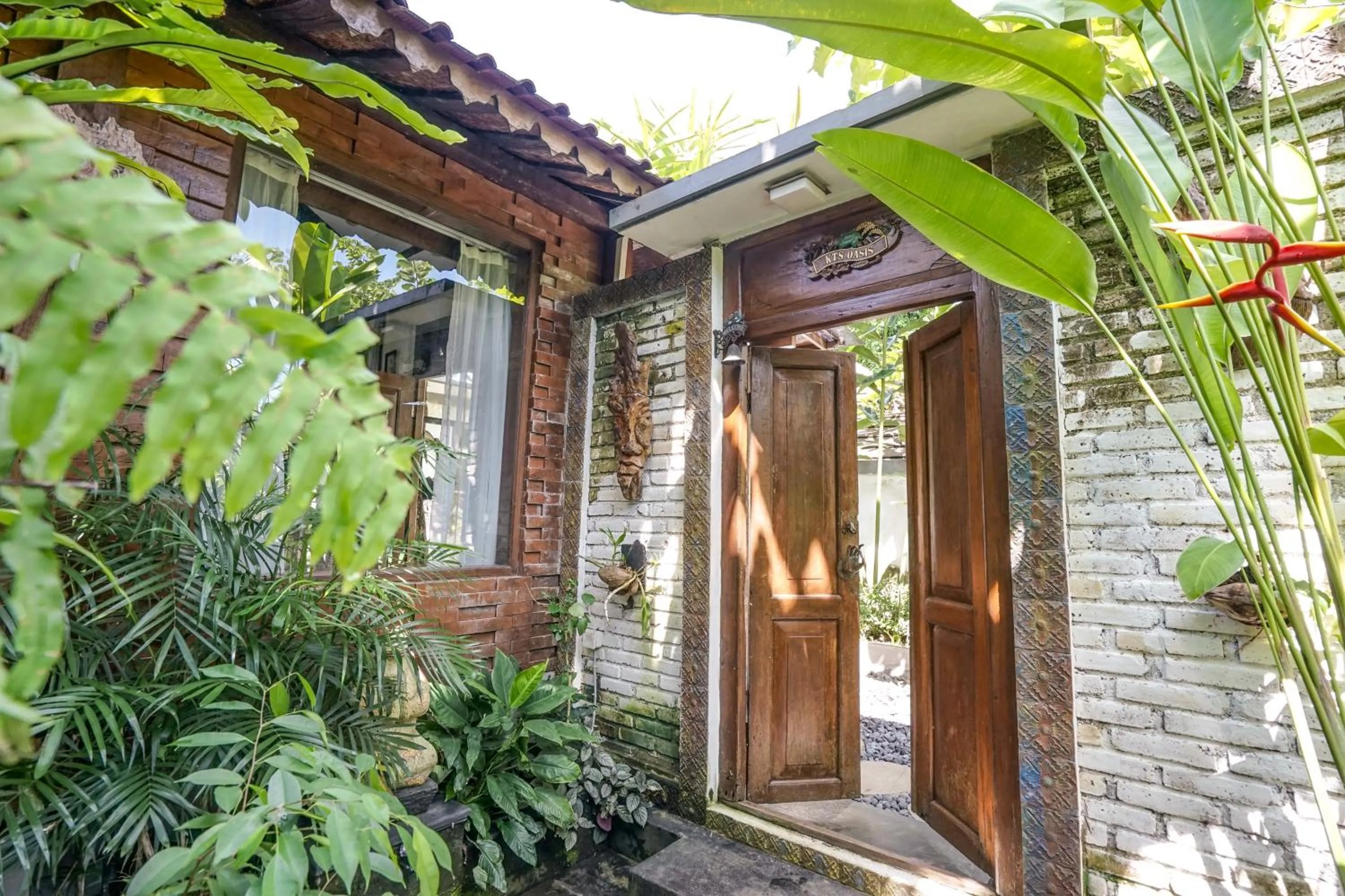 Facade/entrance in KTS Balinese Villas