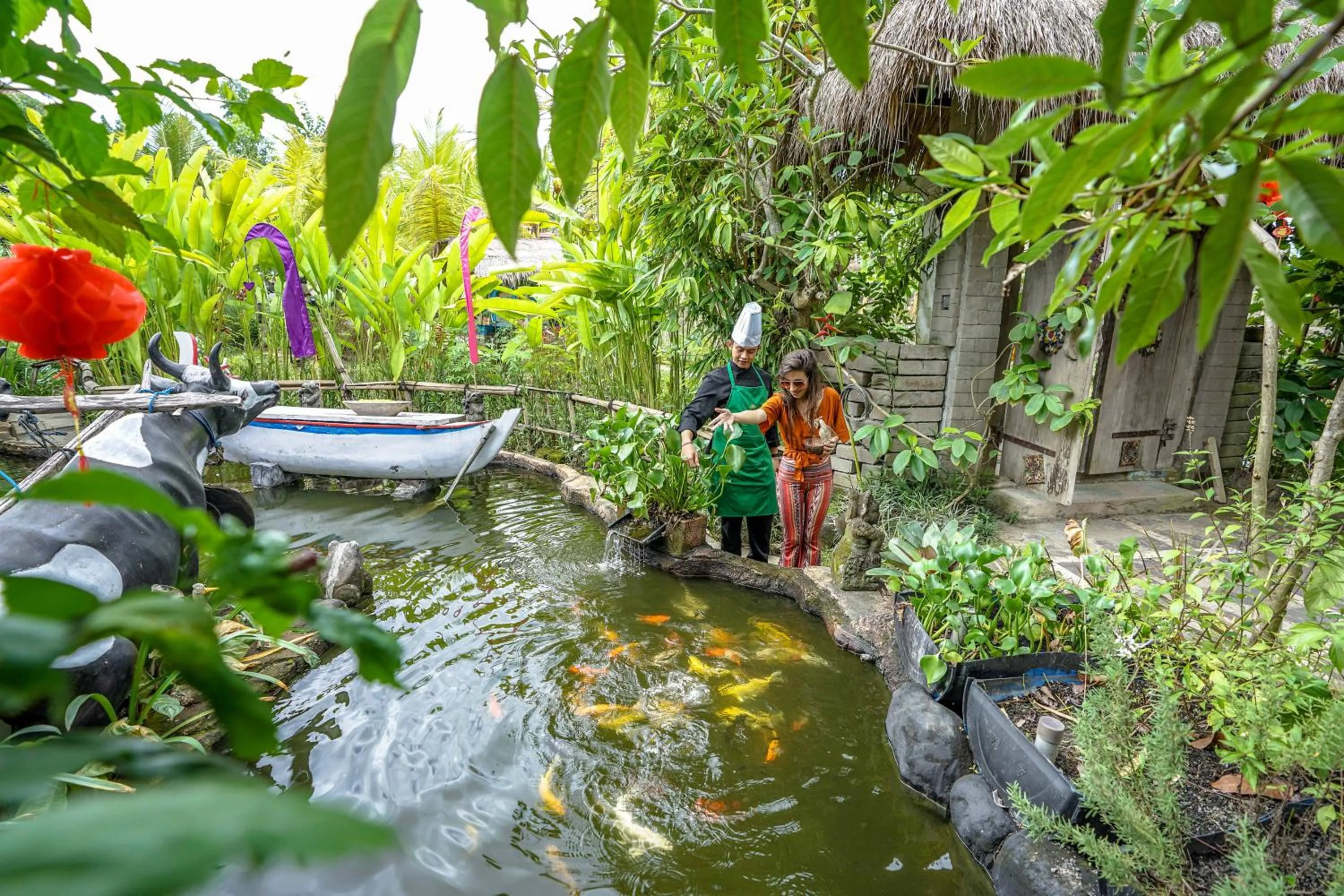 Patio in KTS Balinese Villas