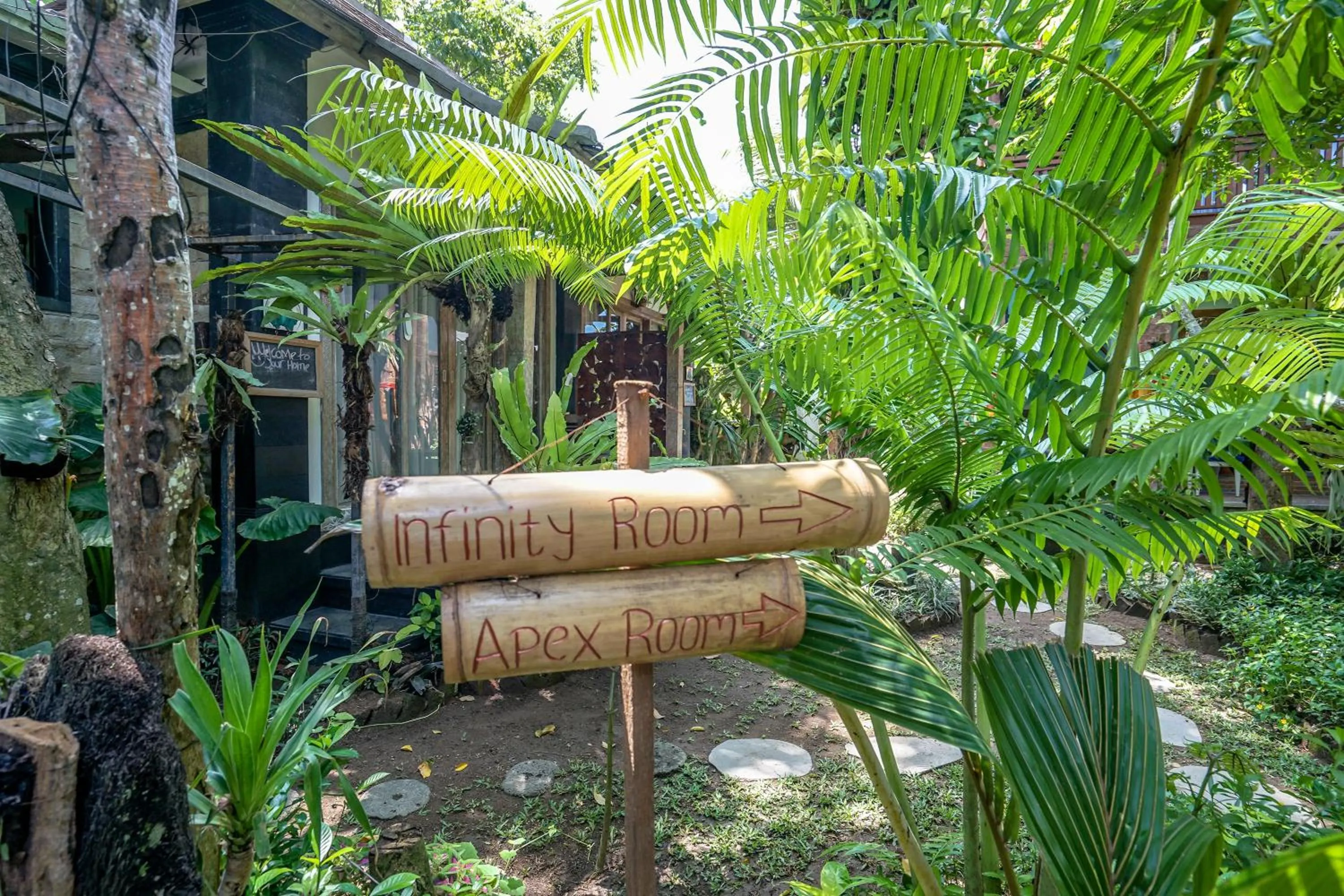Garden view in KTS Balinese Villas