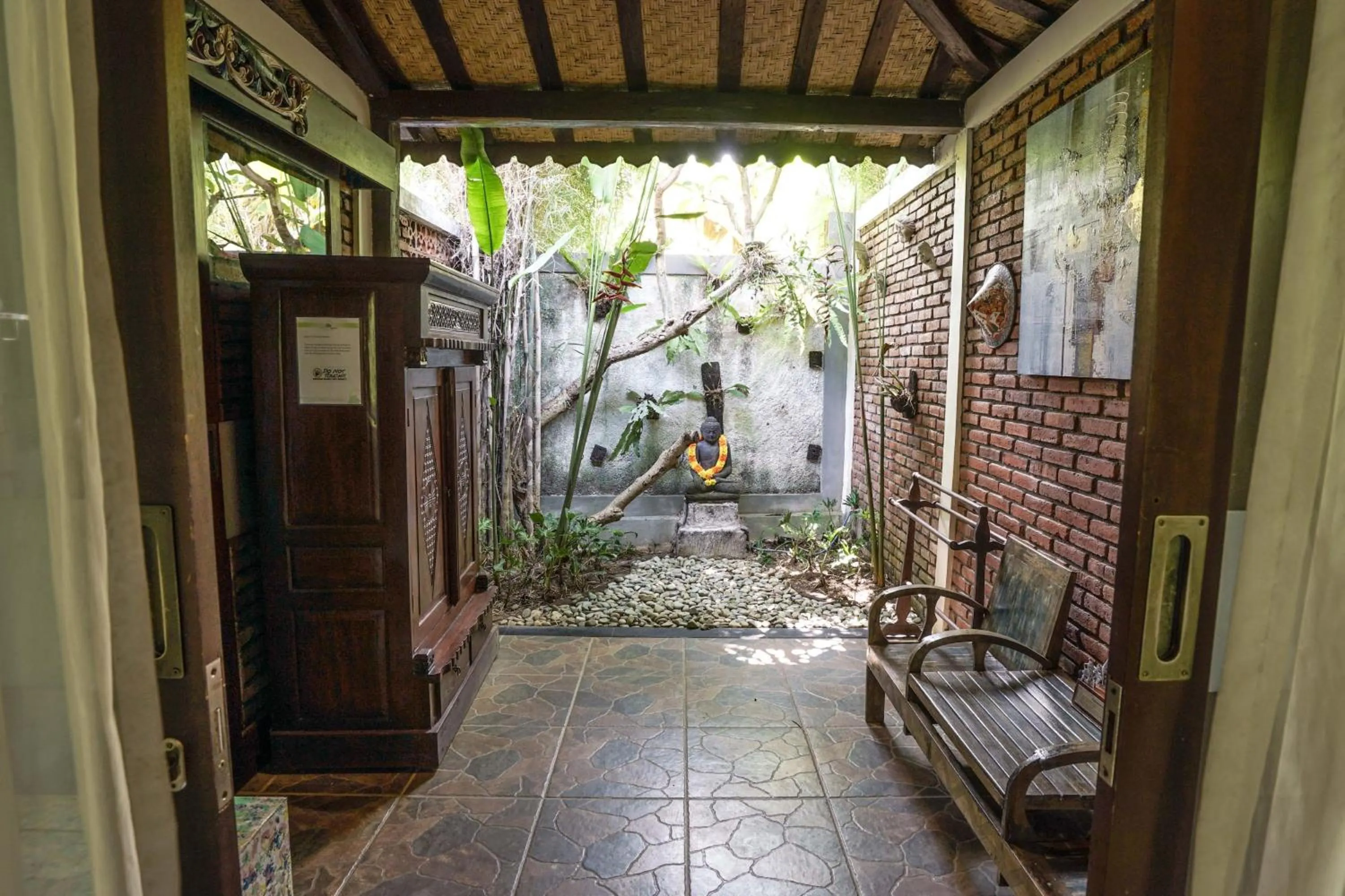 Seating area in KTS Balinese Villas