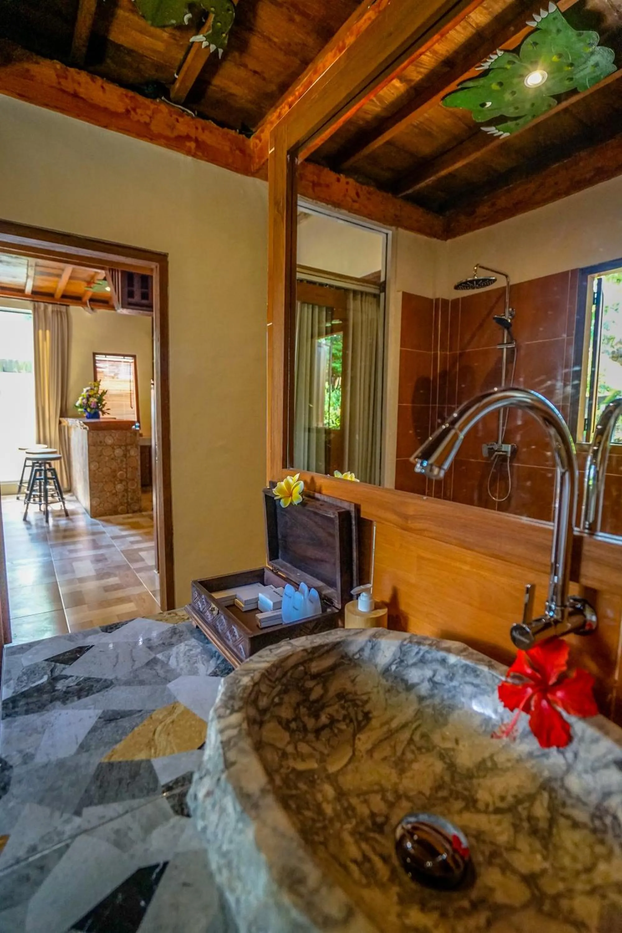 Bathroom in KTS Balinese Villas