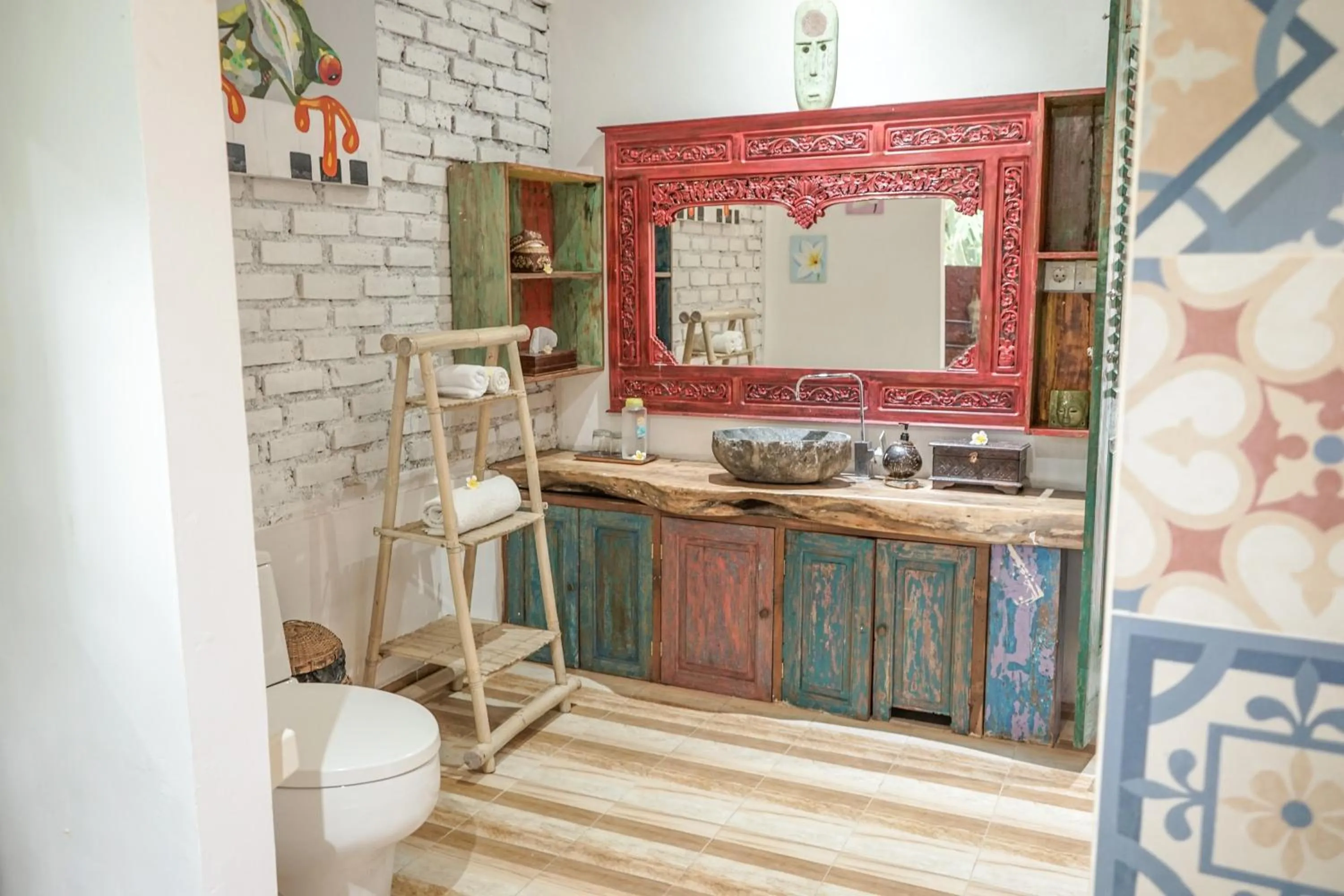 Bathroom in KTS Balinese Villas