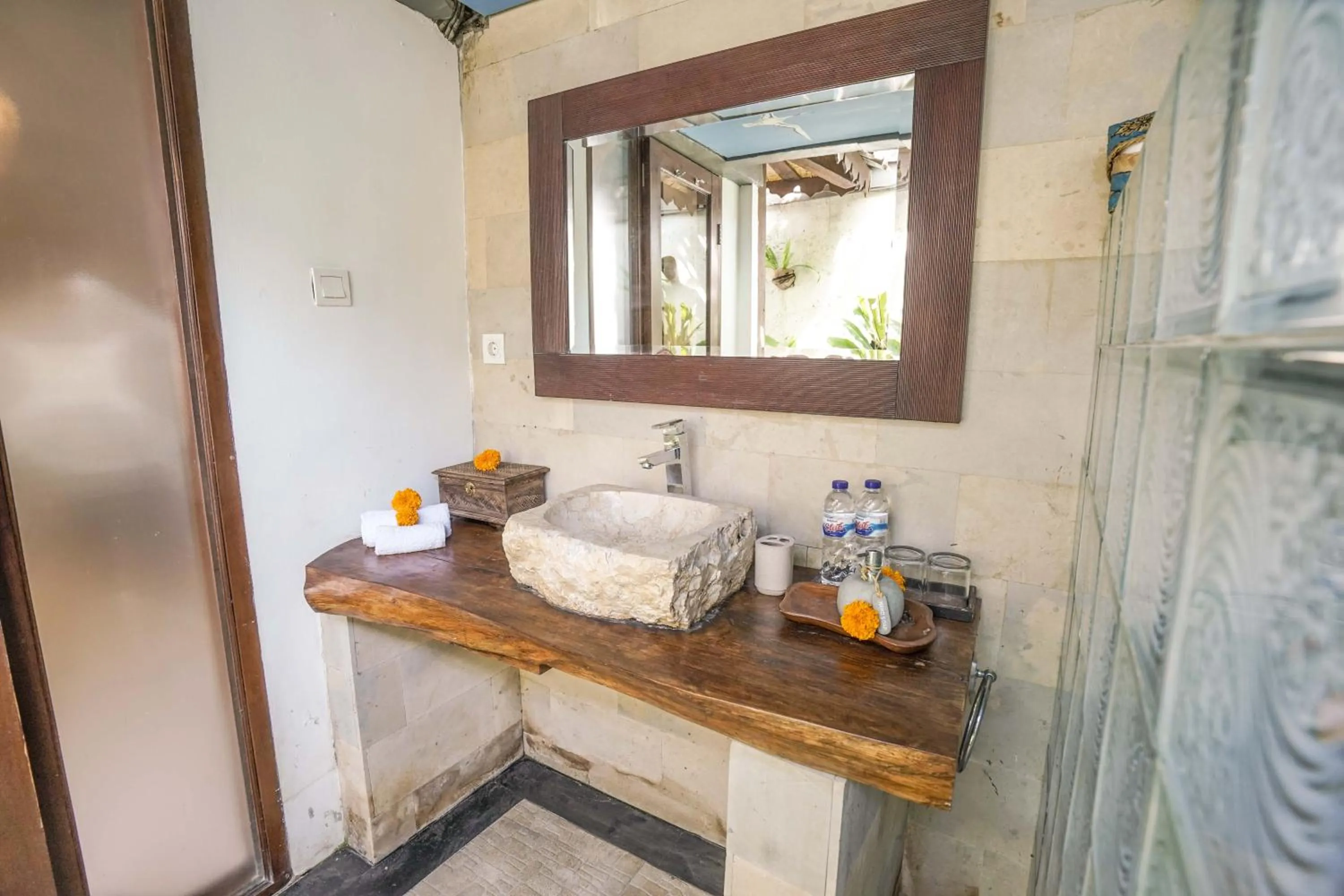 Shower in KTS Balinese Villas