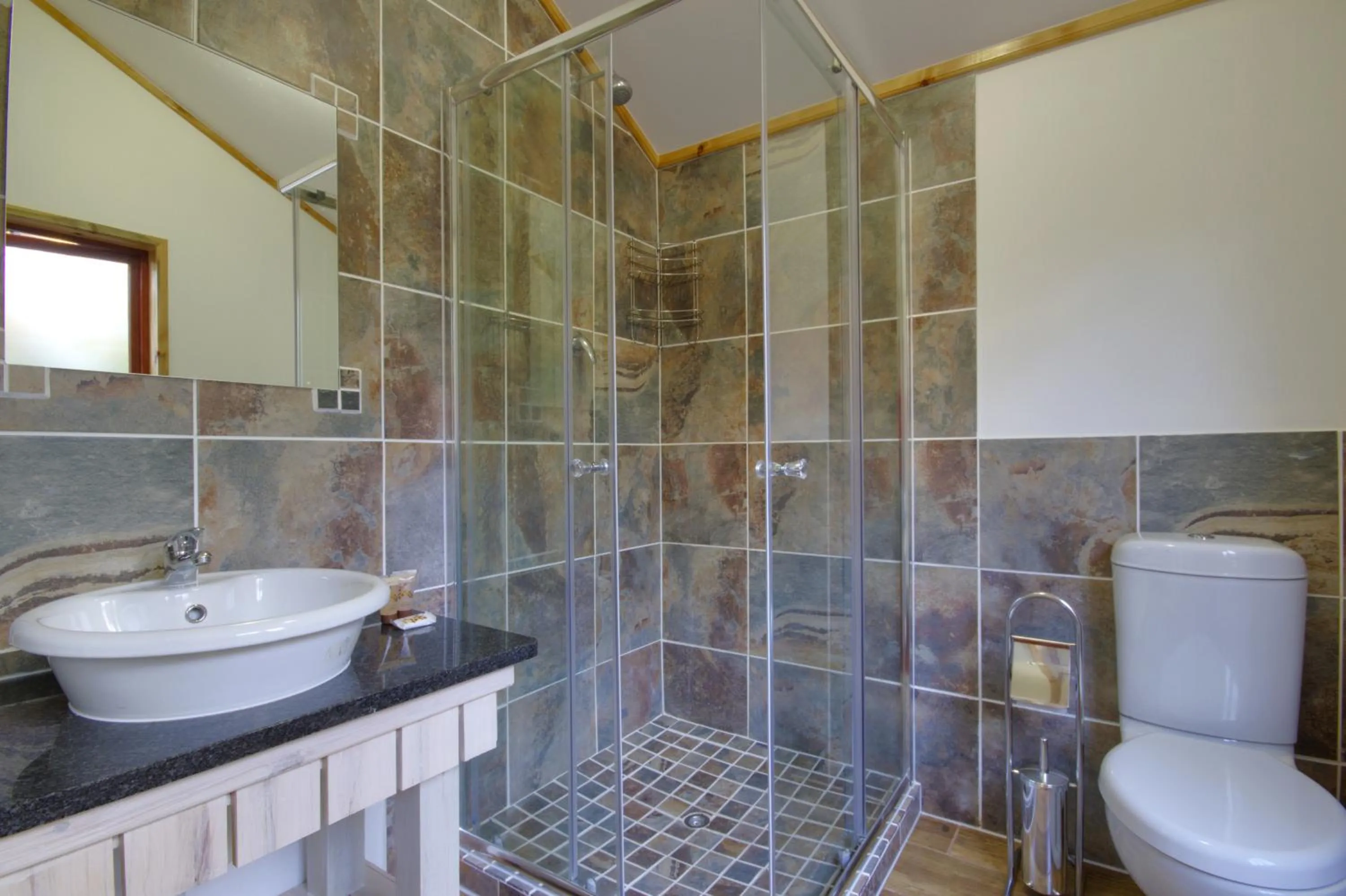 Shower in Luxury Tented Village @ Urban Glamping