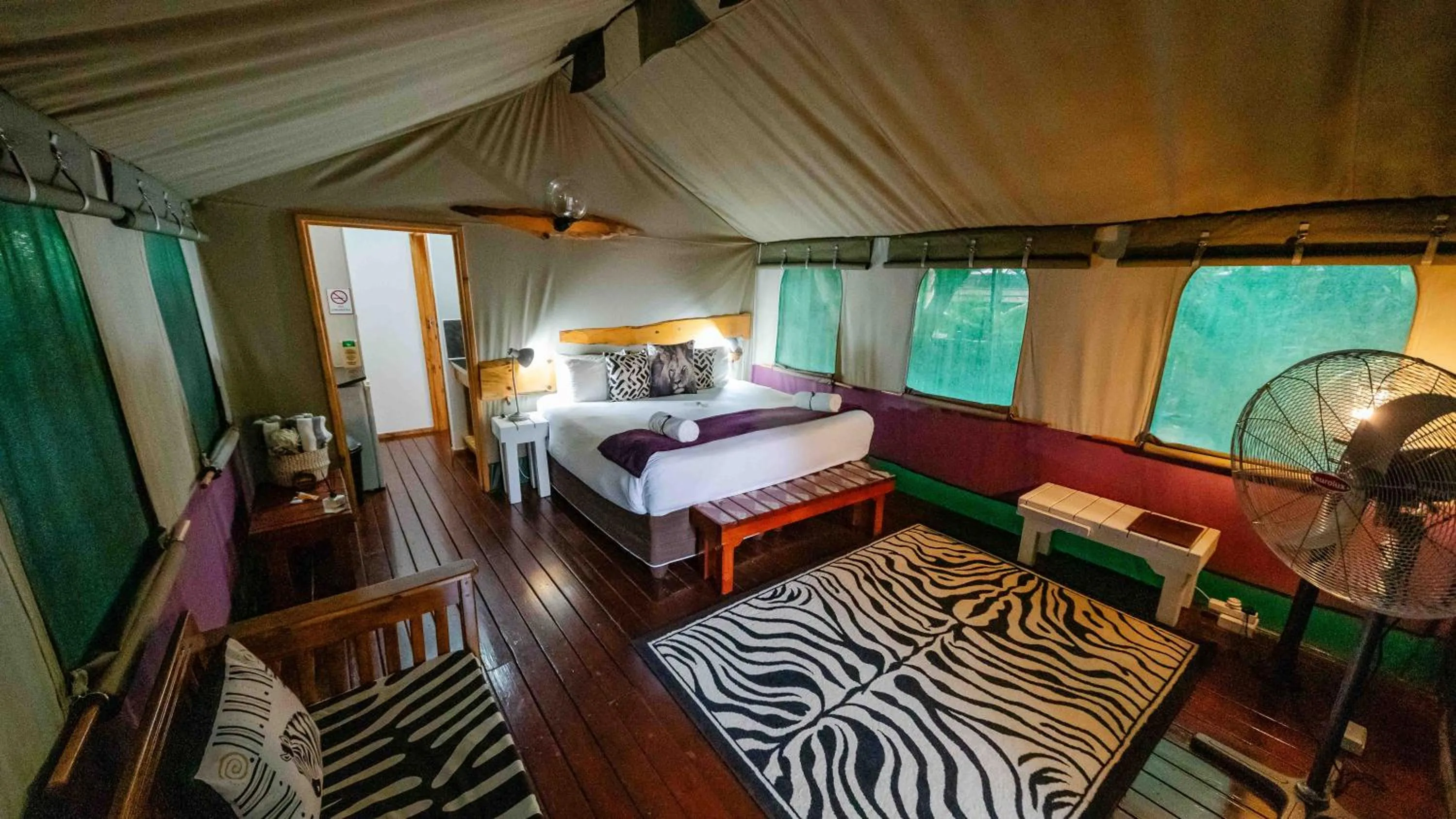 Bed in Luxury Tented Village @ Urban Glamping