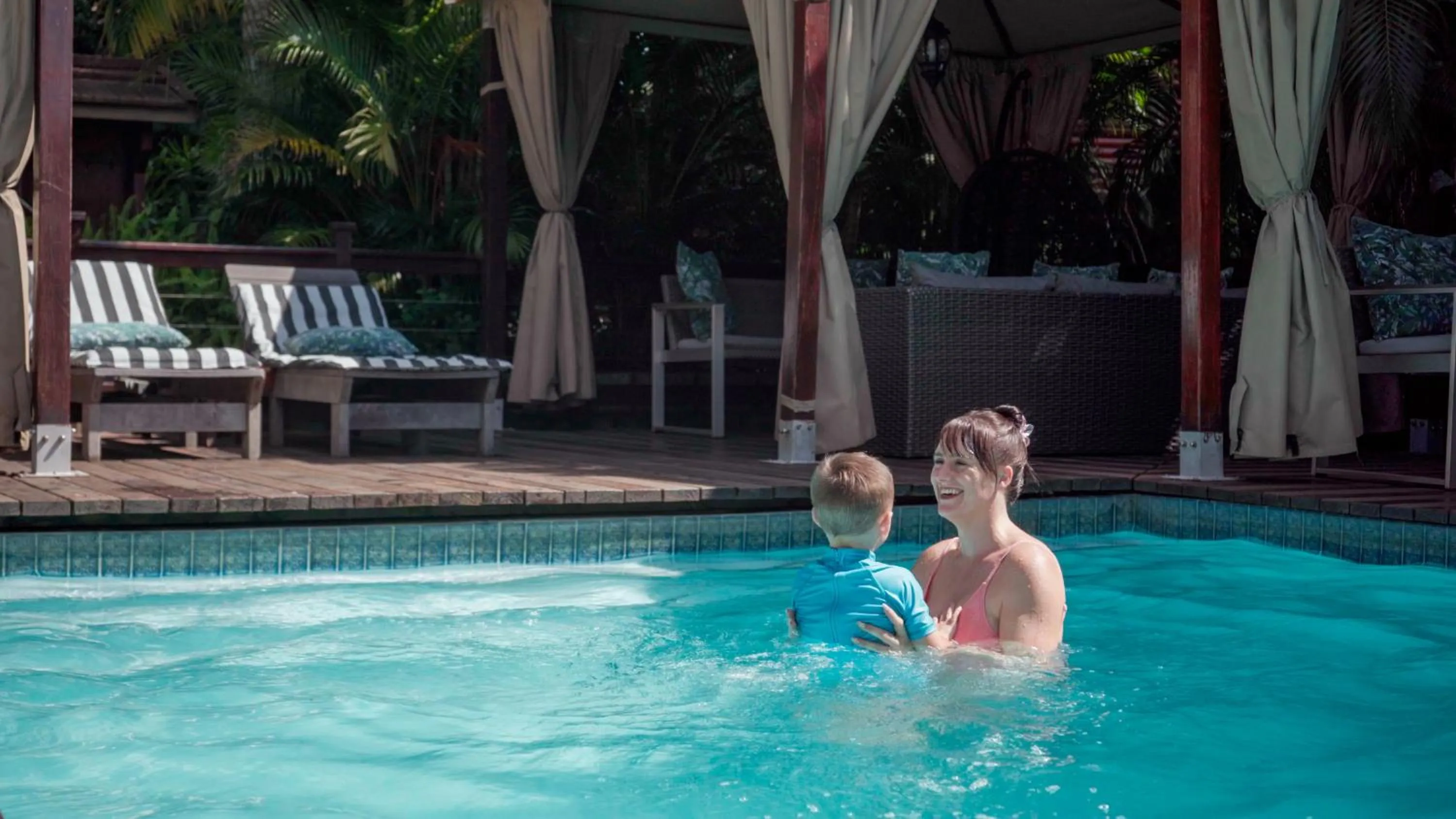 Family in Luxury Tented Village @ Urban Glamping