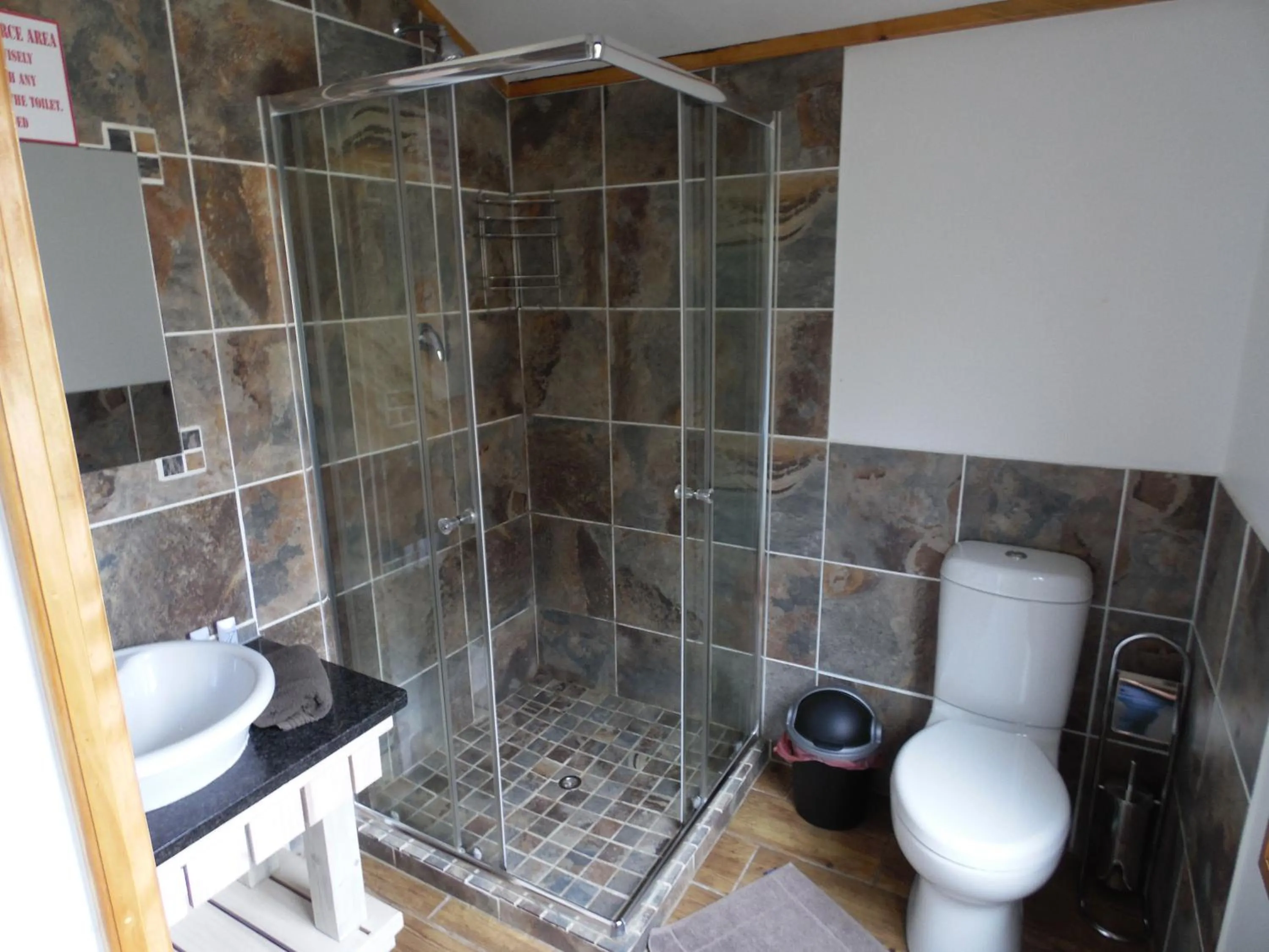 Shower in Luxury Tented Village @ Urban Glamping