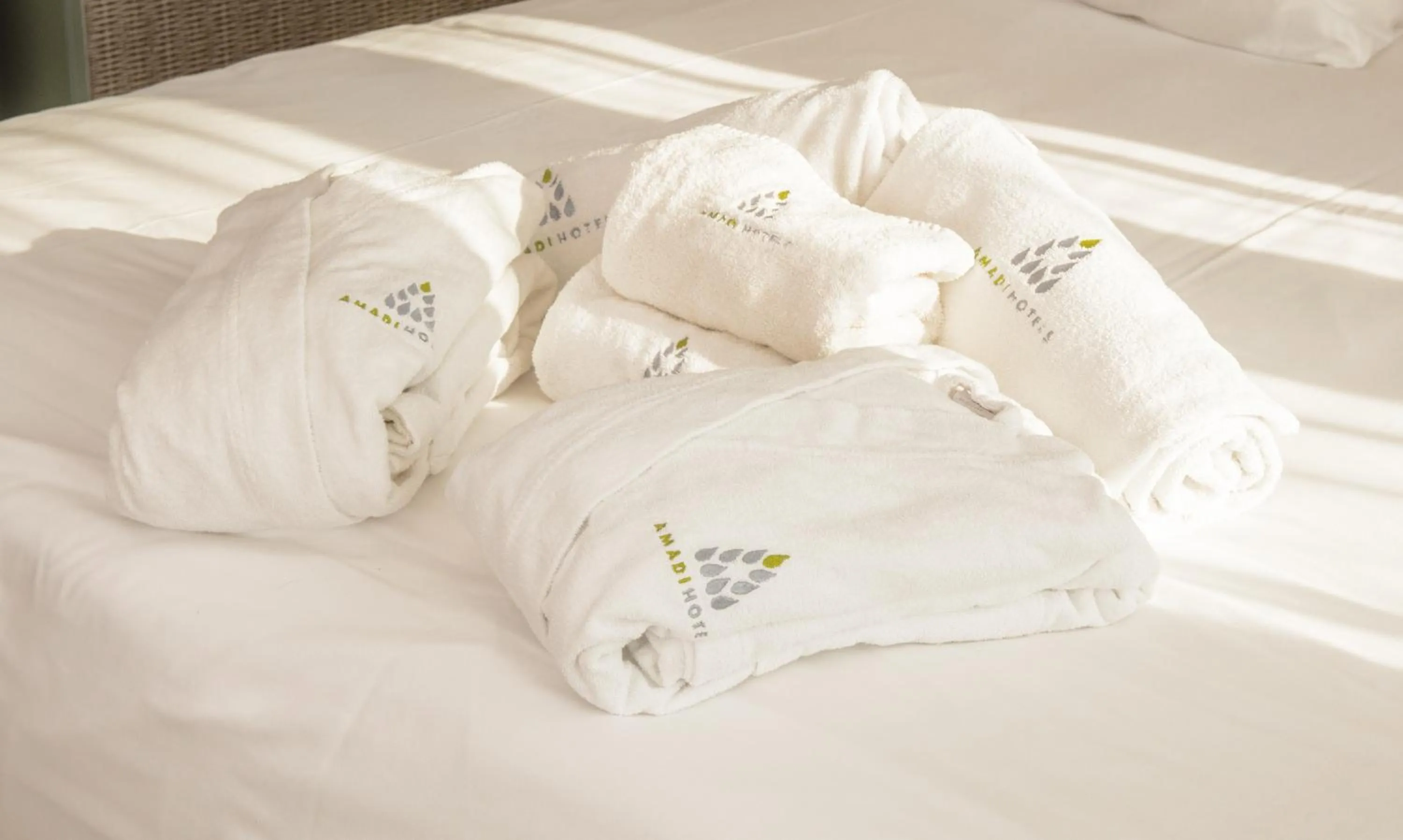 Decorative detail, Bed in Amadi Panorama Hotel